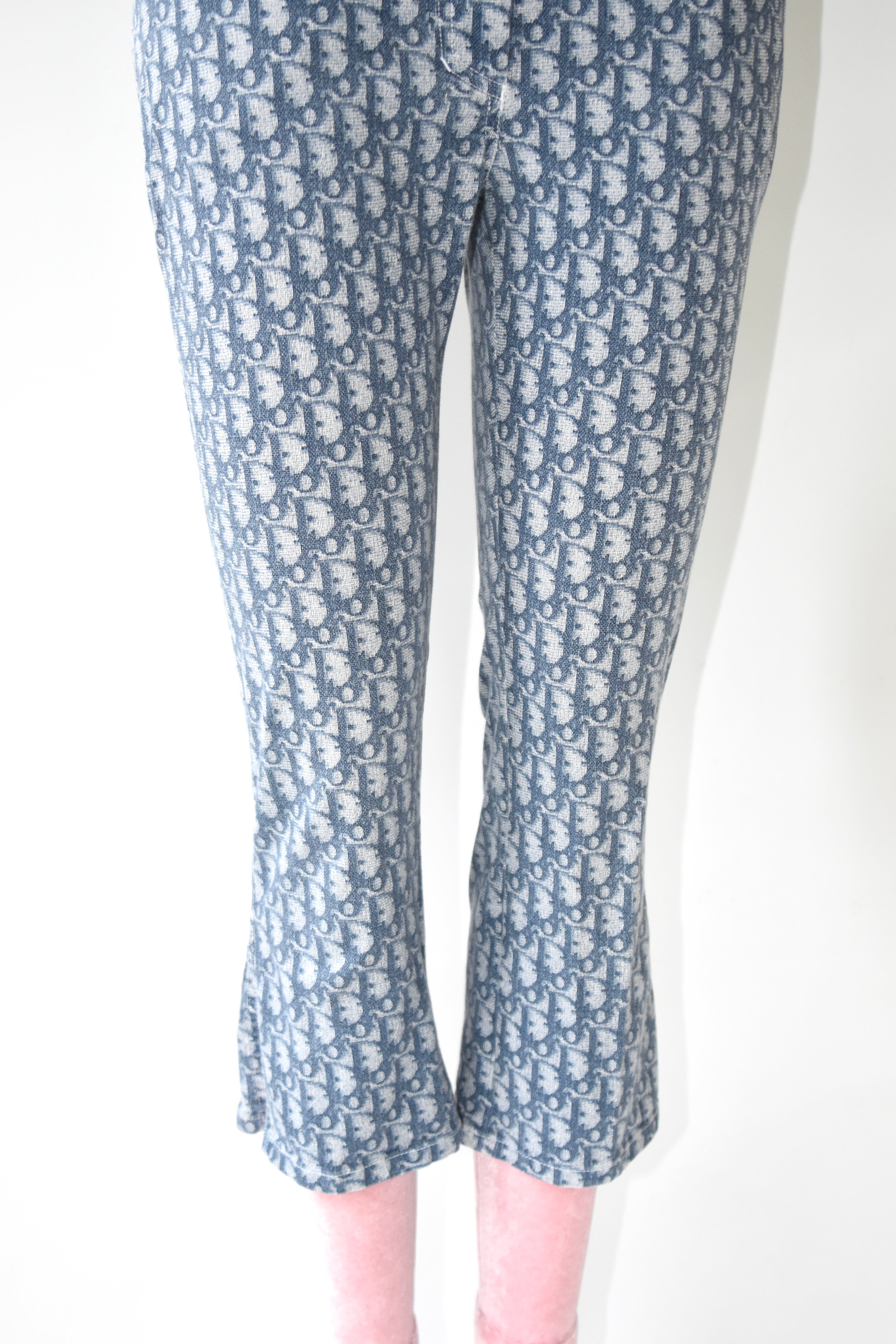 Christian Dior by John Galliano Diorissimo Monogram Capri Pants
