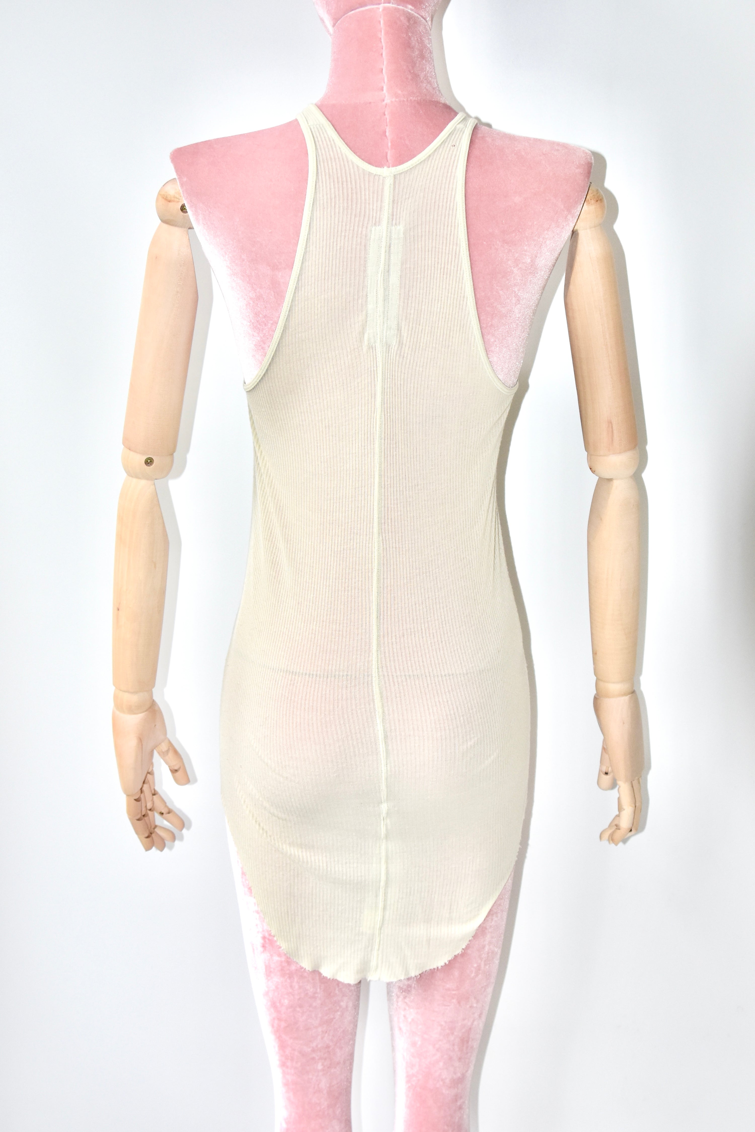 Rick Owens Draped Ribbed Tank Top