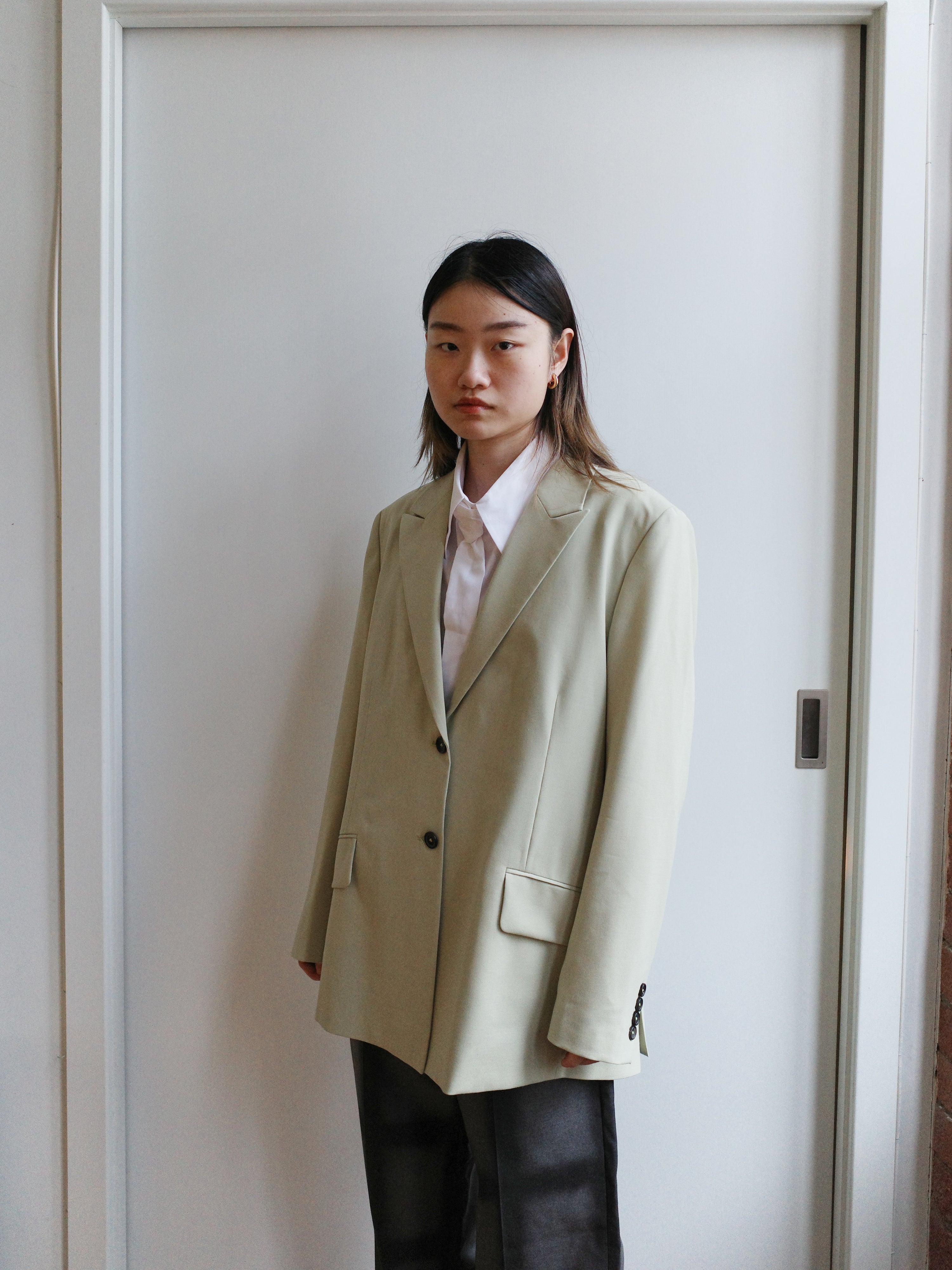 Paul Smith Sage Green Wool Blazer