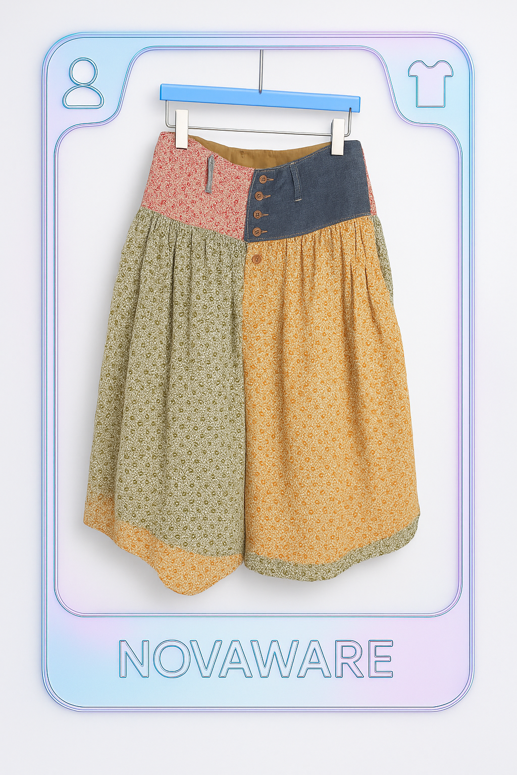 KAPITAL Patchwork Floral Balloon Shorts – Japanese Folk Patchwork Cotton Shorts