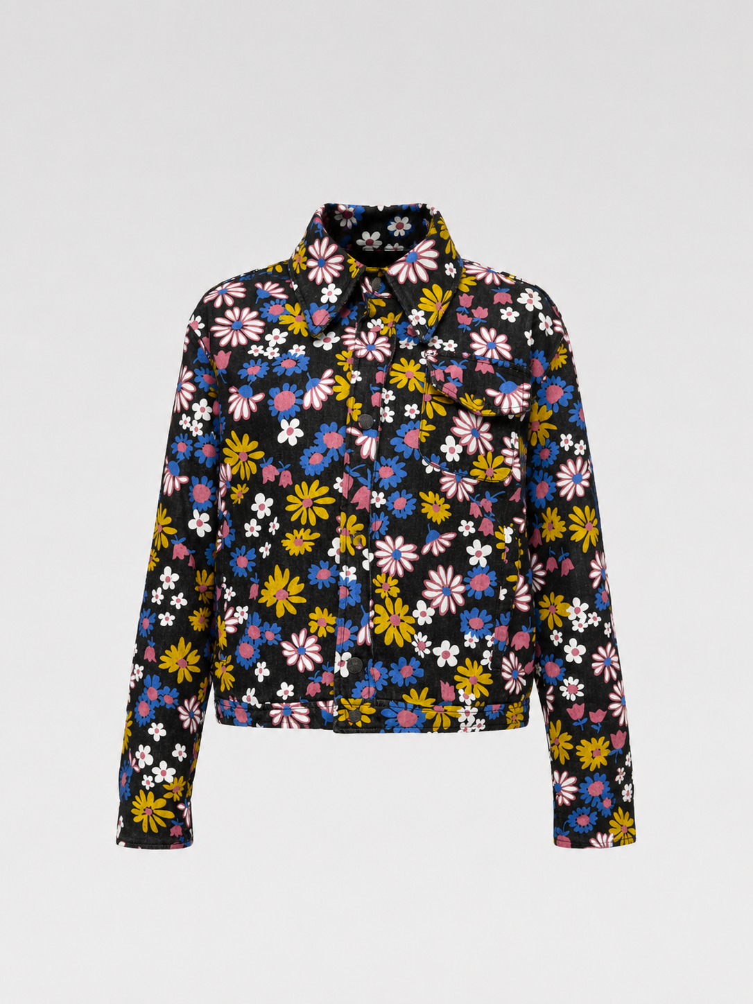 ERL Venice Beach Floral Print Padded Cotton Jacket – Unisex California Surf Style Coat