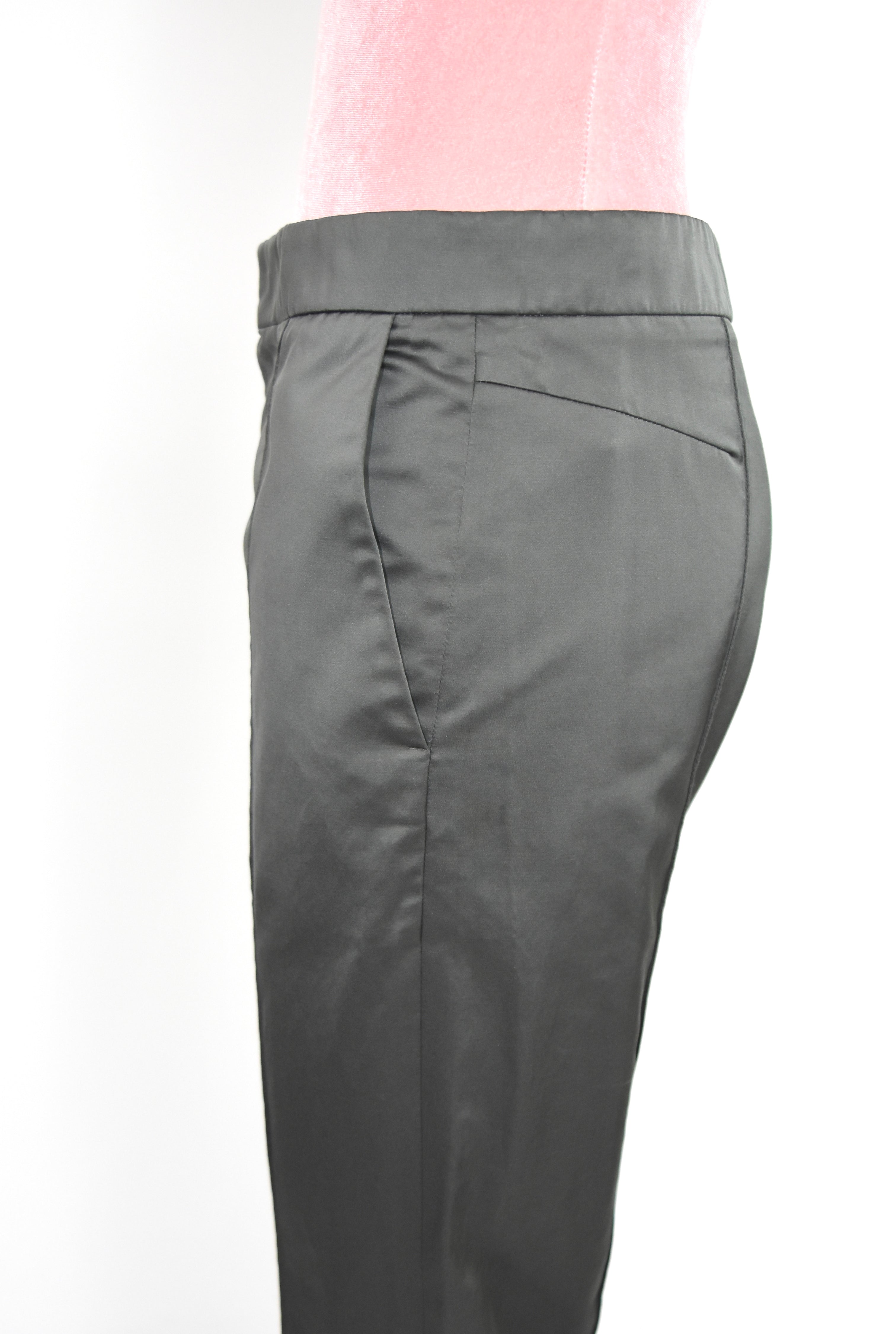 Marni Silver-Grey Satin Trousers