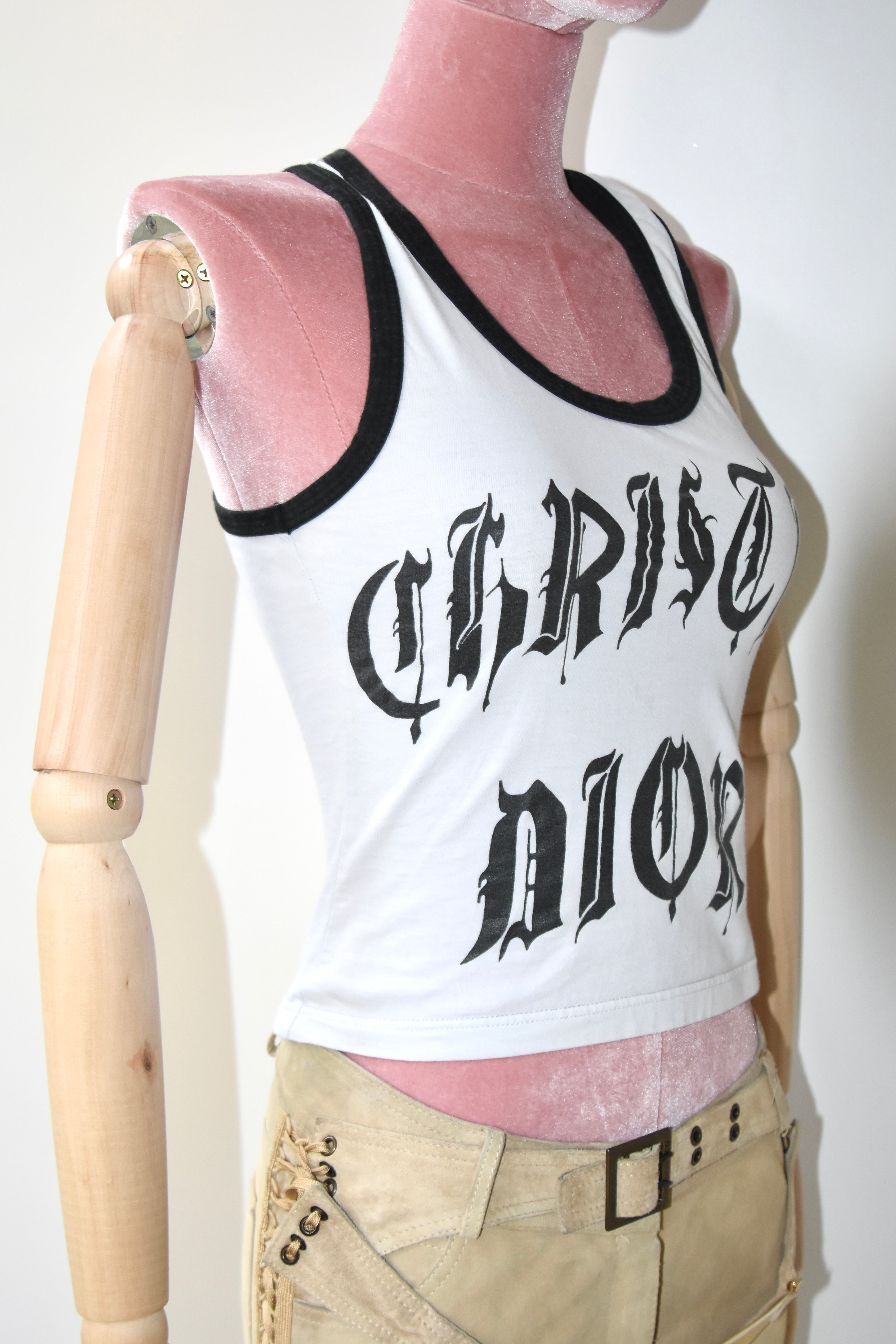 Christian Dior S/S 2002 “Hardcore” Punk Tank Top