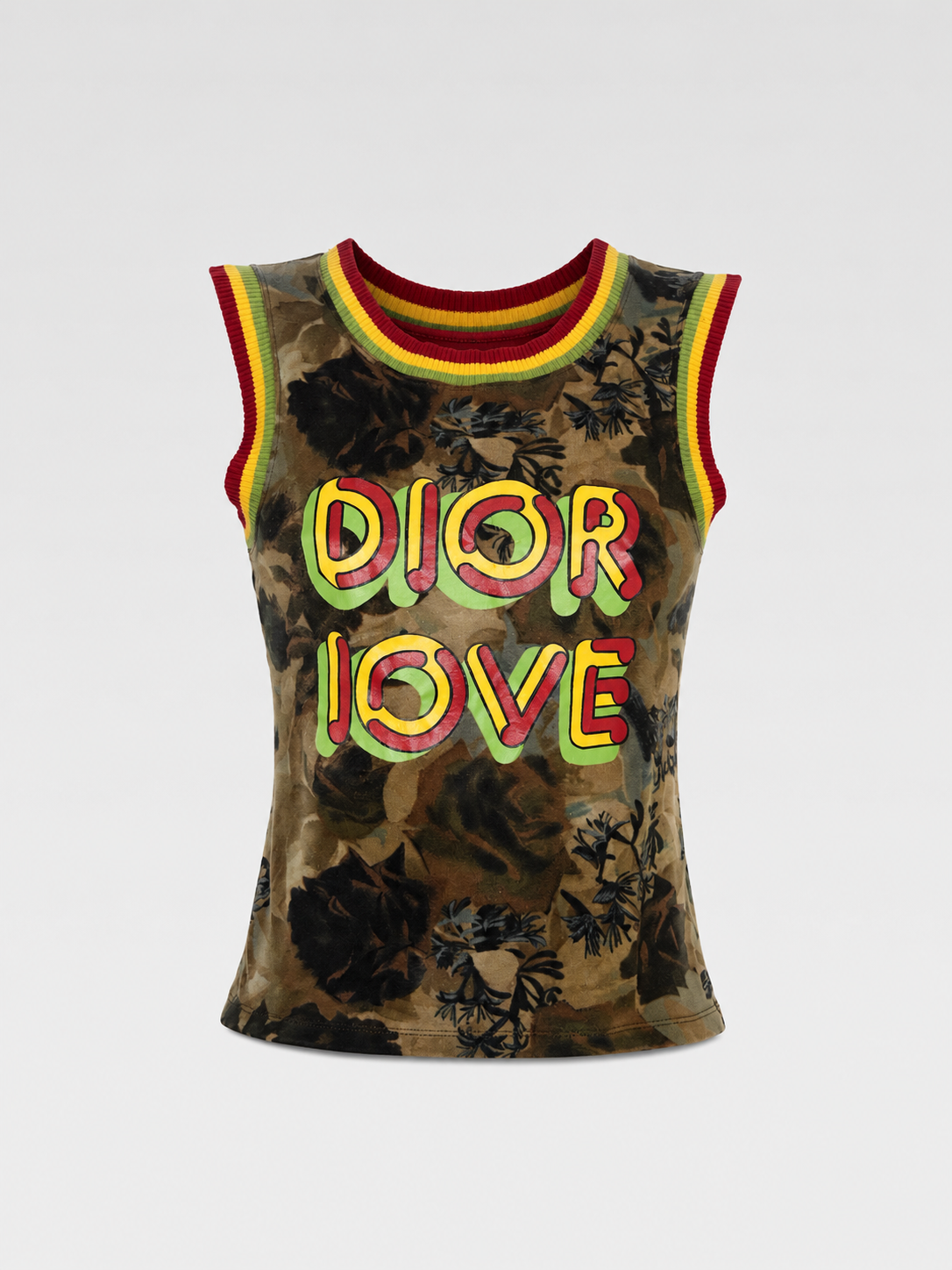 Christian Dior by John Galliano 2003 Rasta “Dior Love” Tank