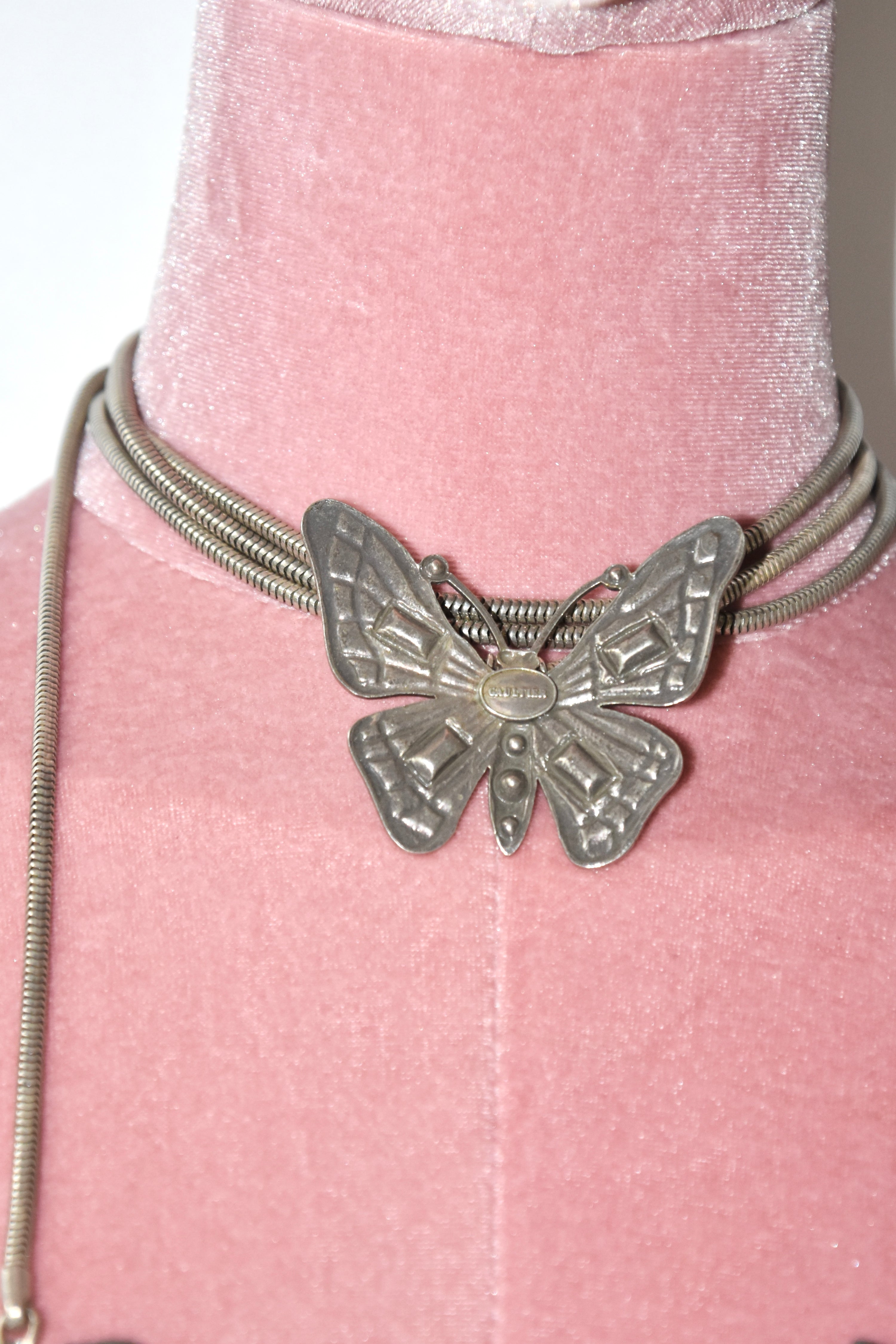 Jean Paul Gaultier Triple-Wrap Butterfly Choker