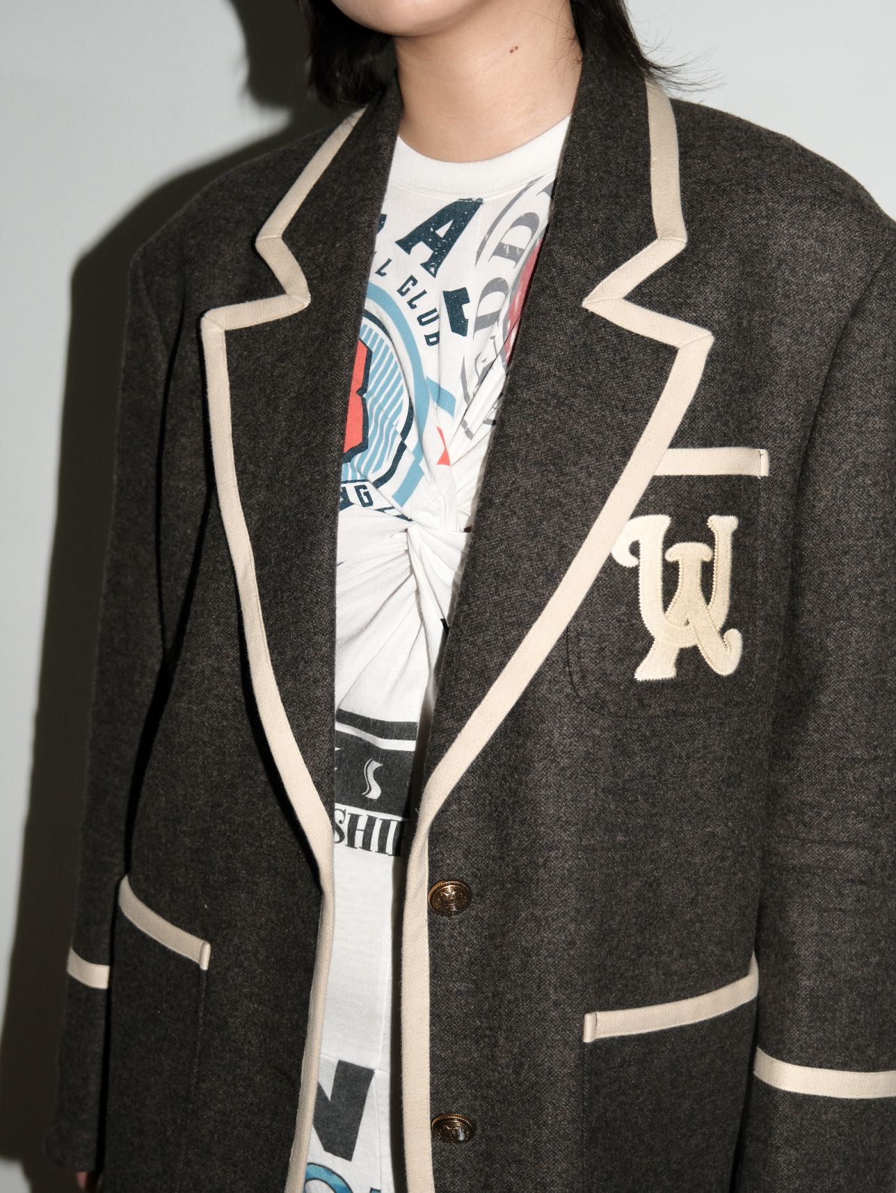 UOOYAA Academy Wool Blazer