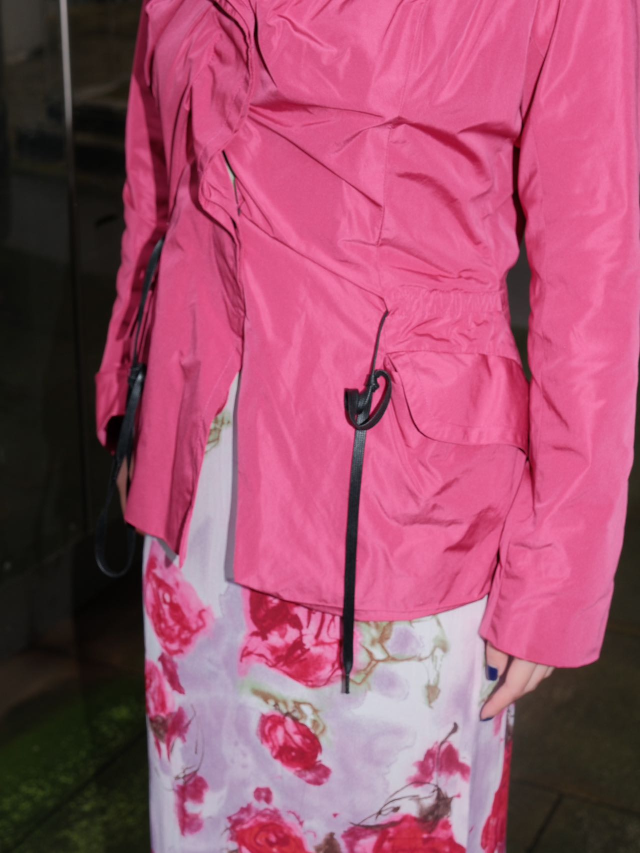 Vivienne Westwood Anglomania Fuchsia Drawstring Blazer
