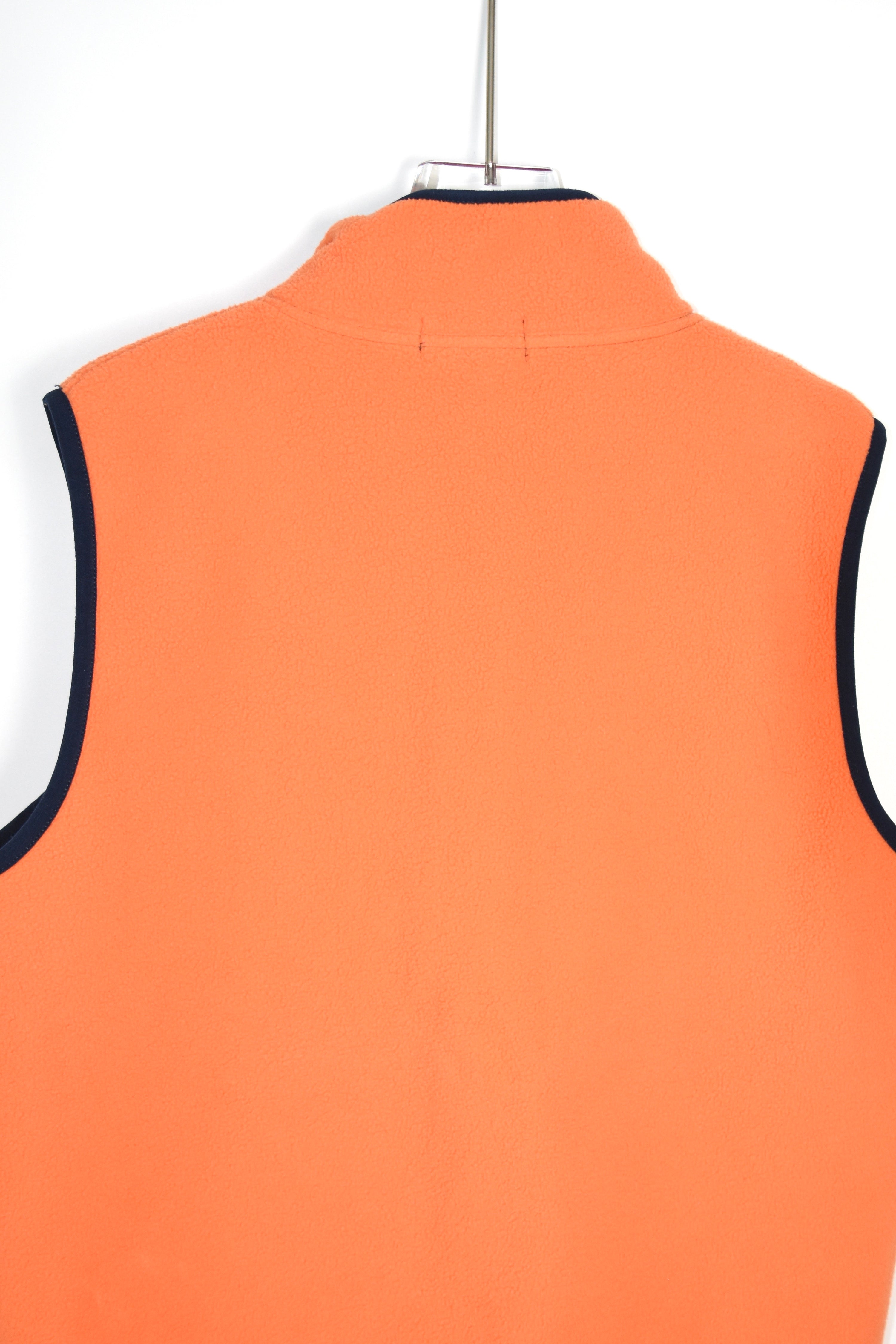 Ralph Lauren Orange Fleece Zip Vest – Classic Outdoor Layer