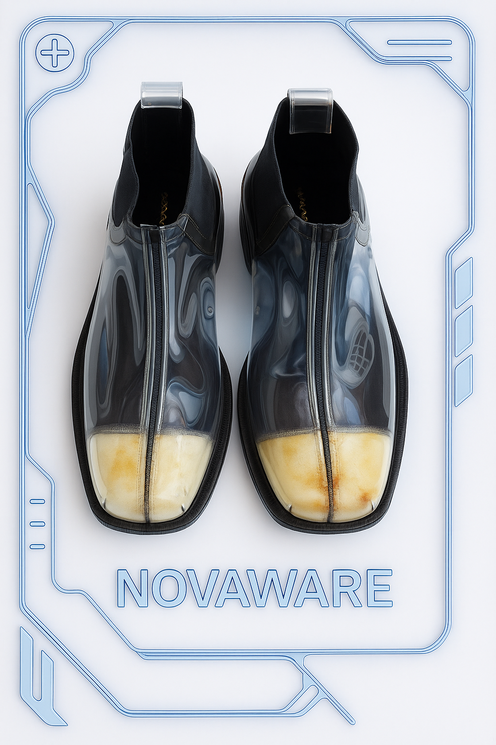 Comme des Garçons Transparent PVC Cover Shoes