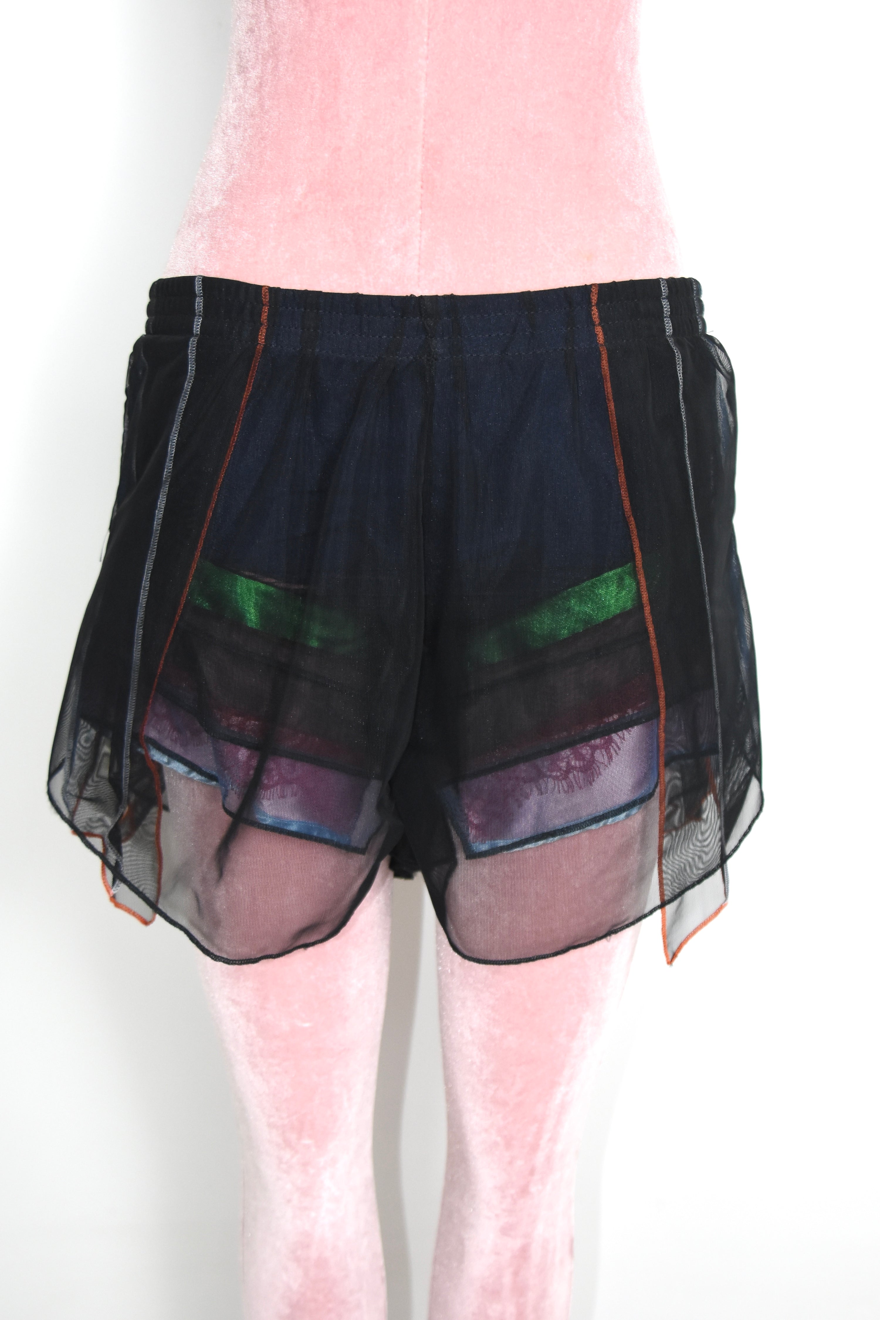 Y/Project Multi-Layer Mesh Shorts