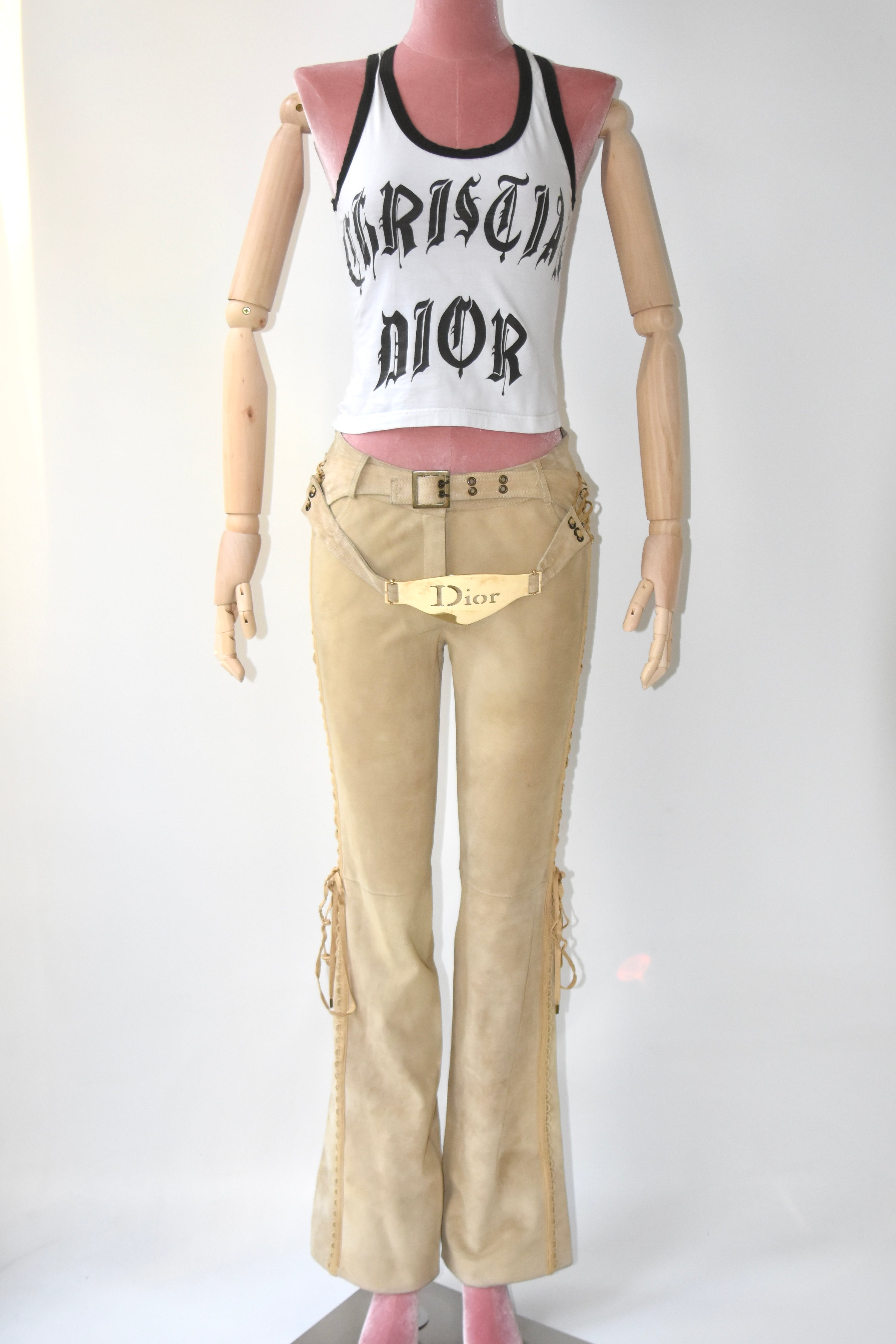 Christian Dior S/S 2002 “Hardcore” Punk Tank Top