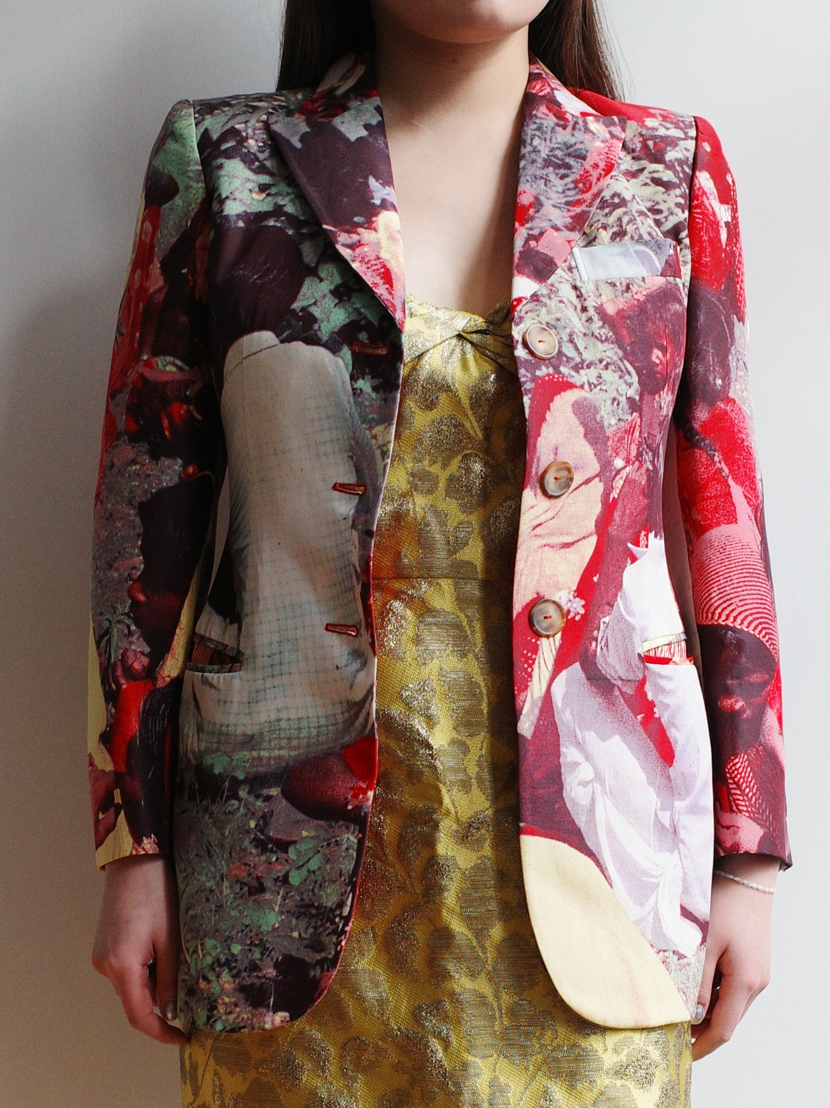 Moschino Vintage All-Over Print Jacket