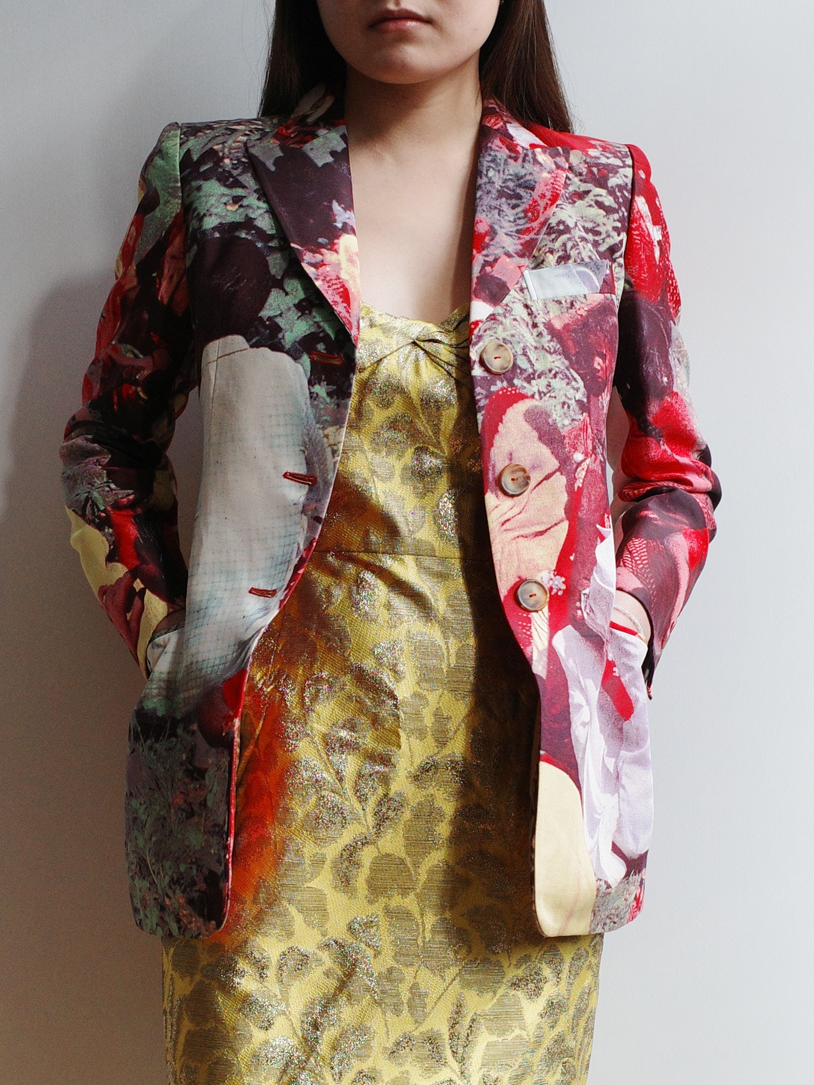 Moschino Vintage All-Over Print Jacket