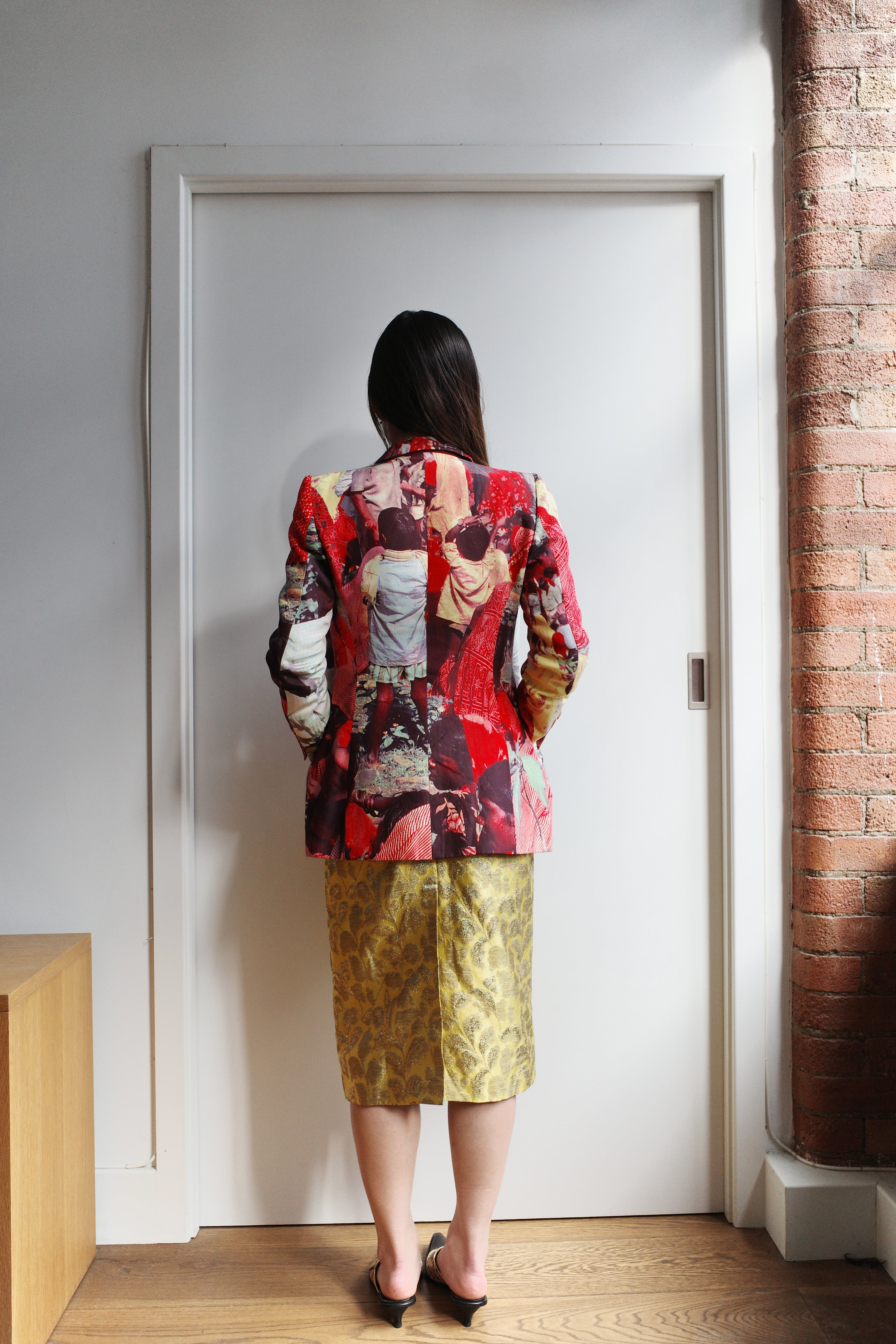 Moschino Vintage All-Over Print Jacket