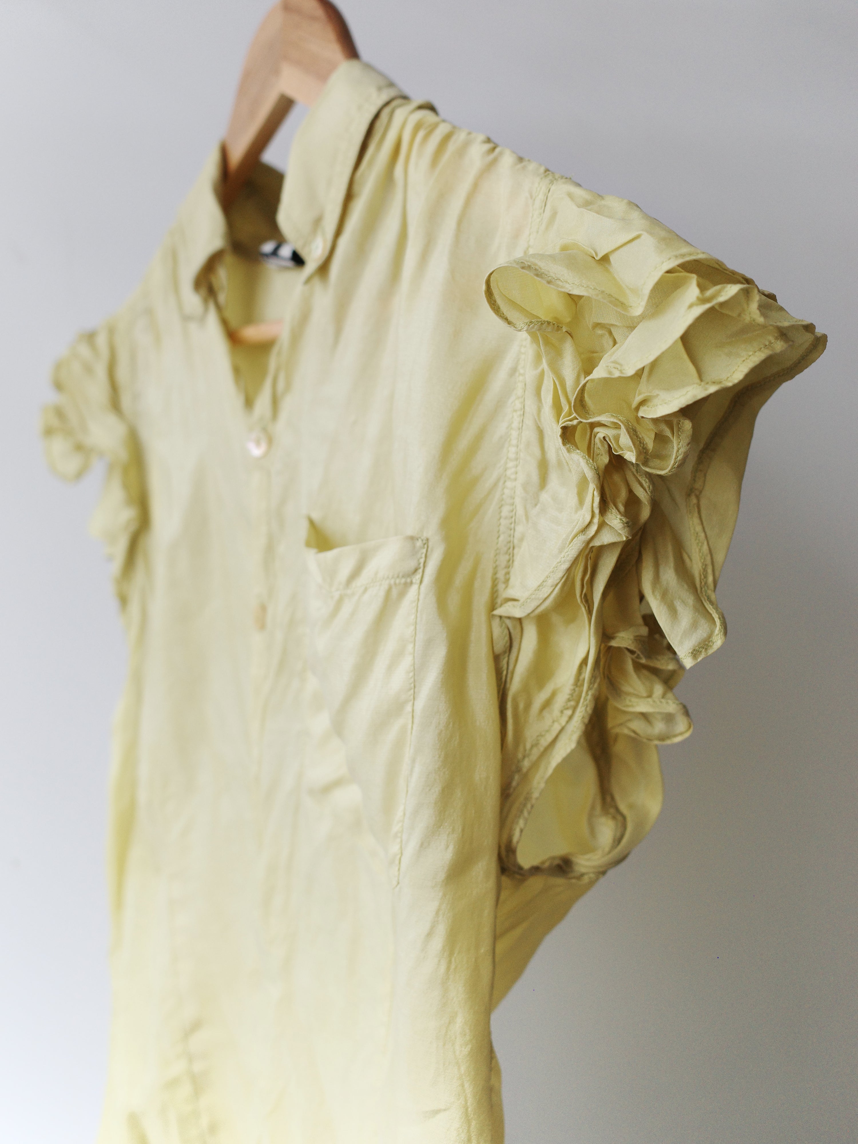 Jean Paul Gaultier Sheer Ruffle Shirt