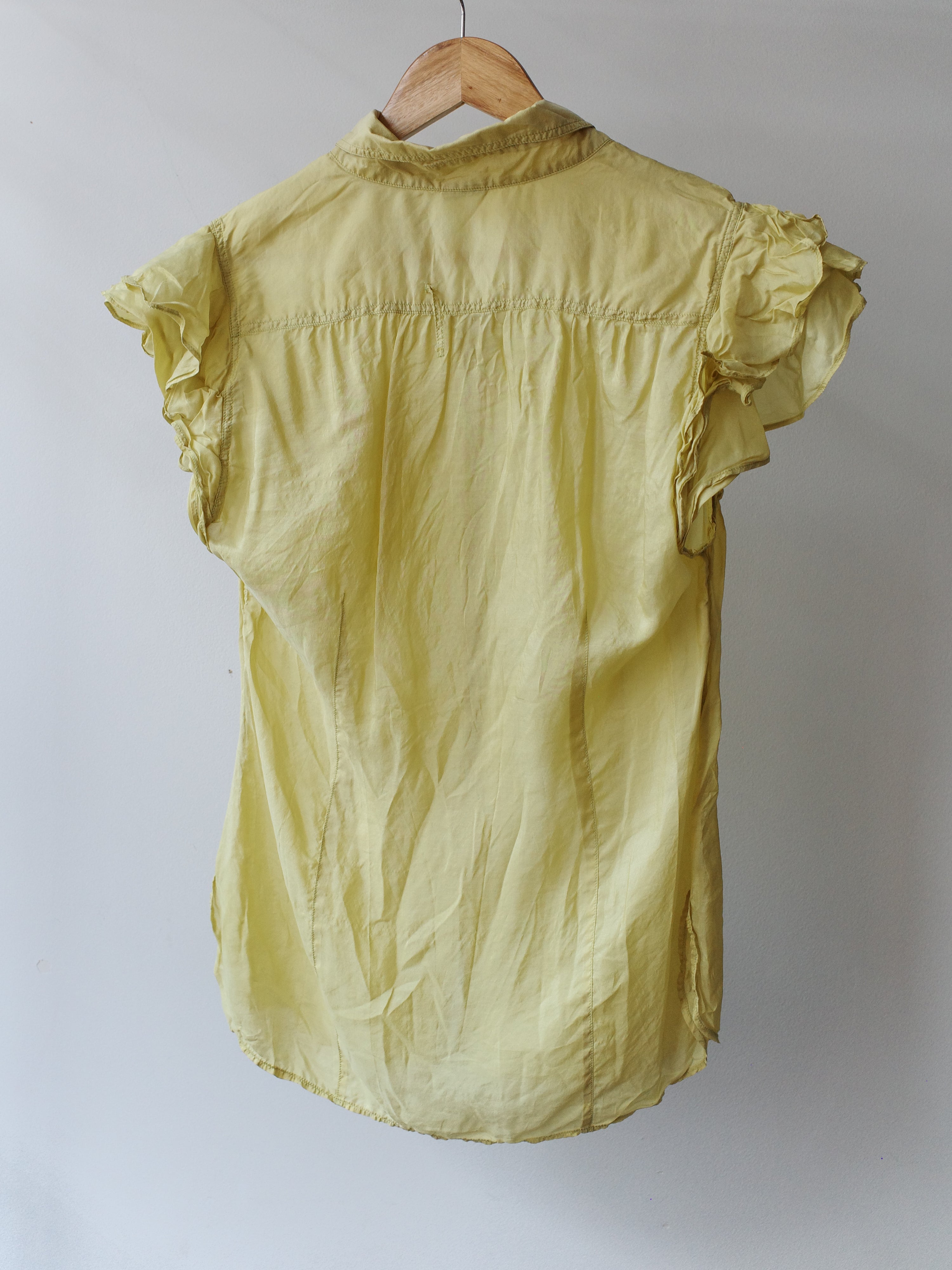 Jean Paul Gaultier Sheer Ruffle Shirt