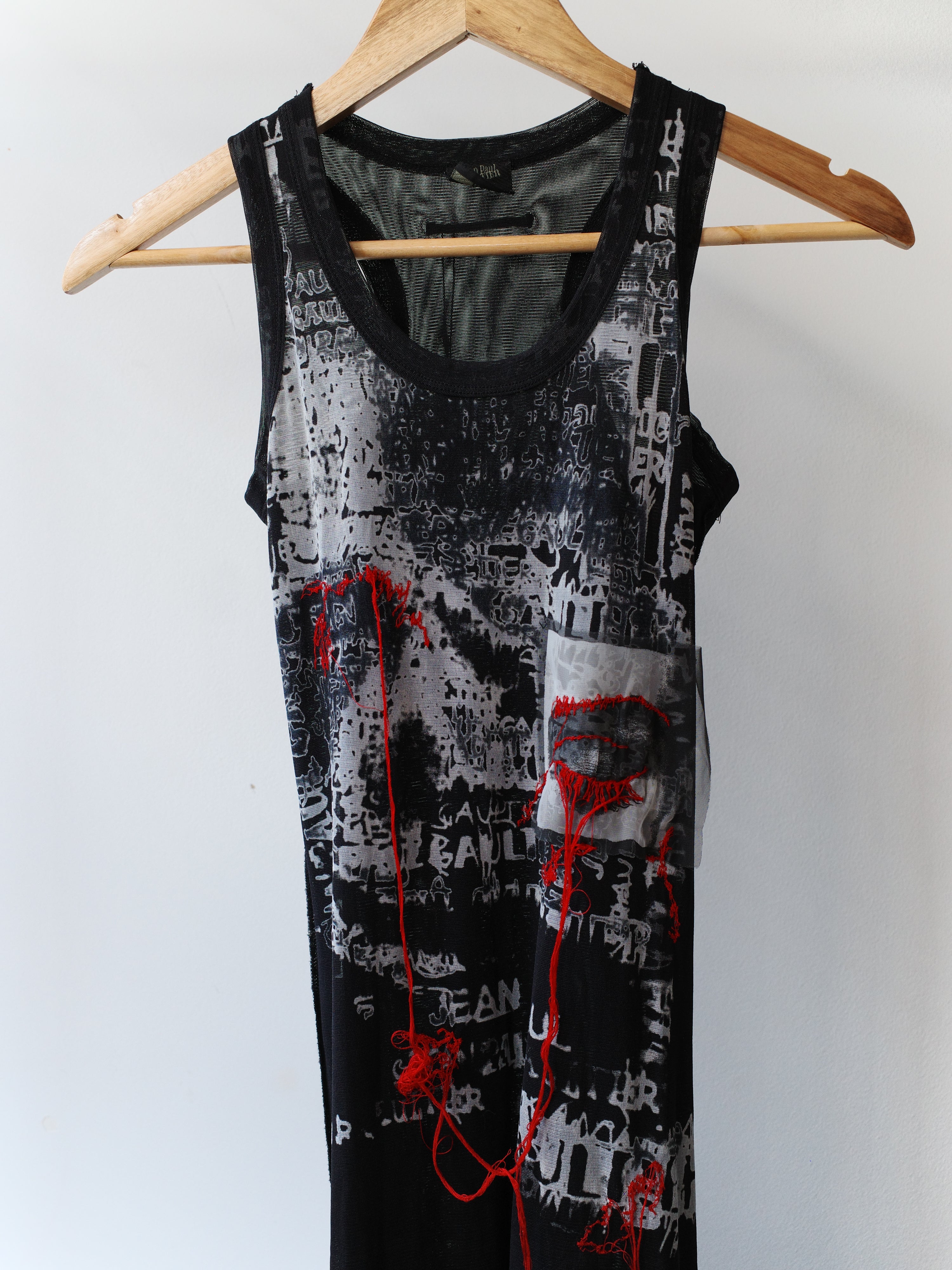 Jean Paul Gaultier Gothic Mesh Dress