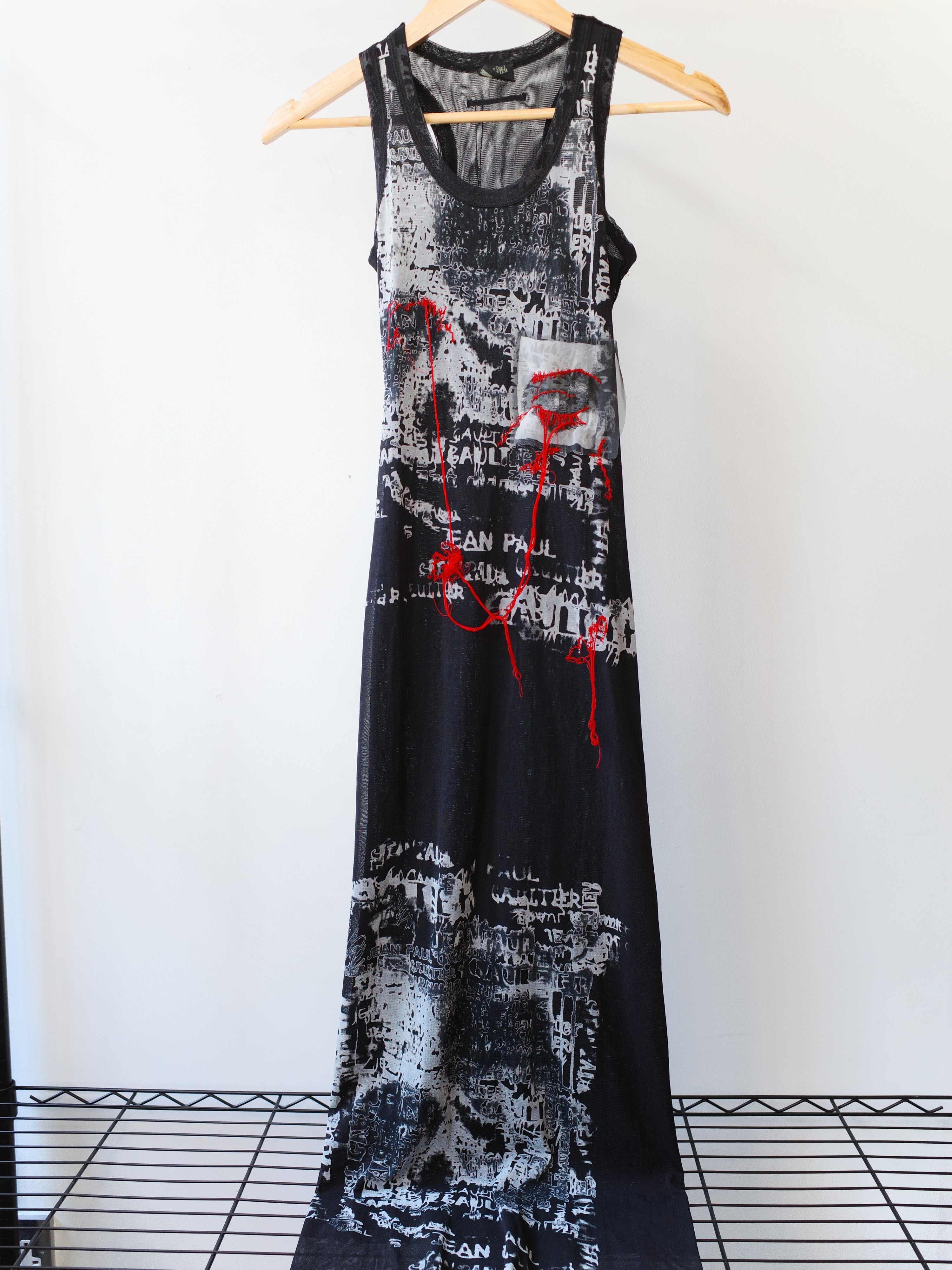 Jean Paul Gaultier Gothic Mesh Dress