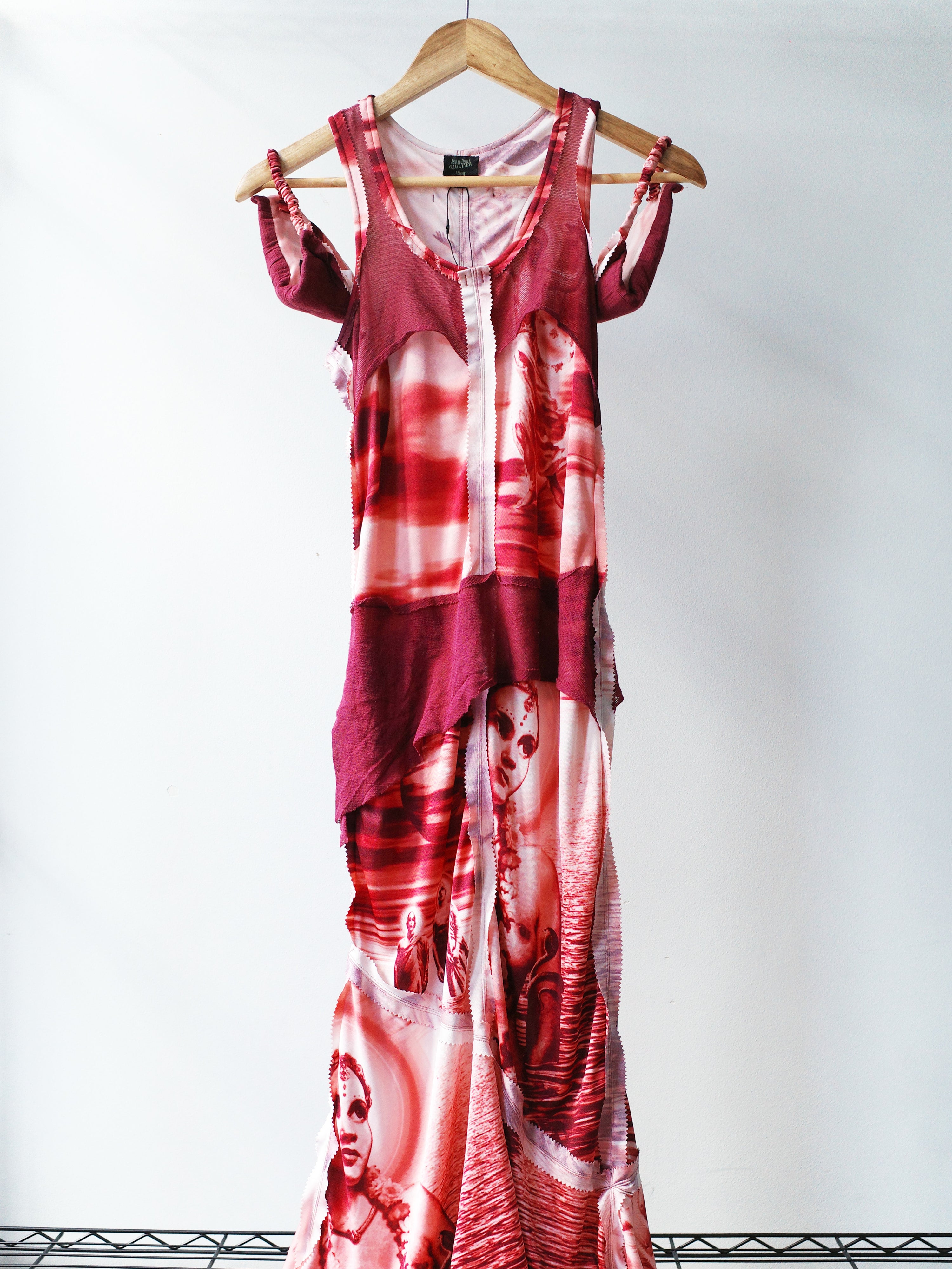 Jean Paul Gaultier Sculpture Universe Mesh Dress Set