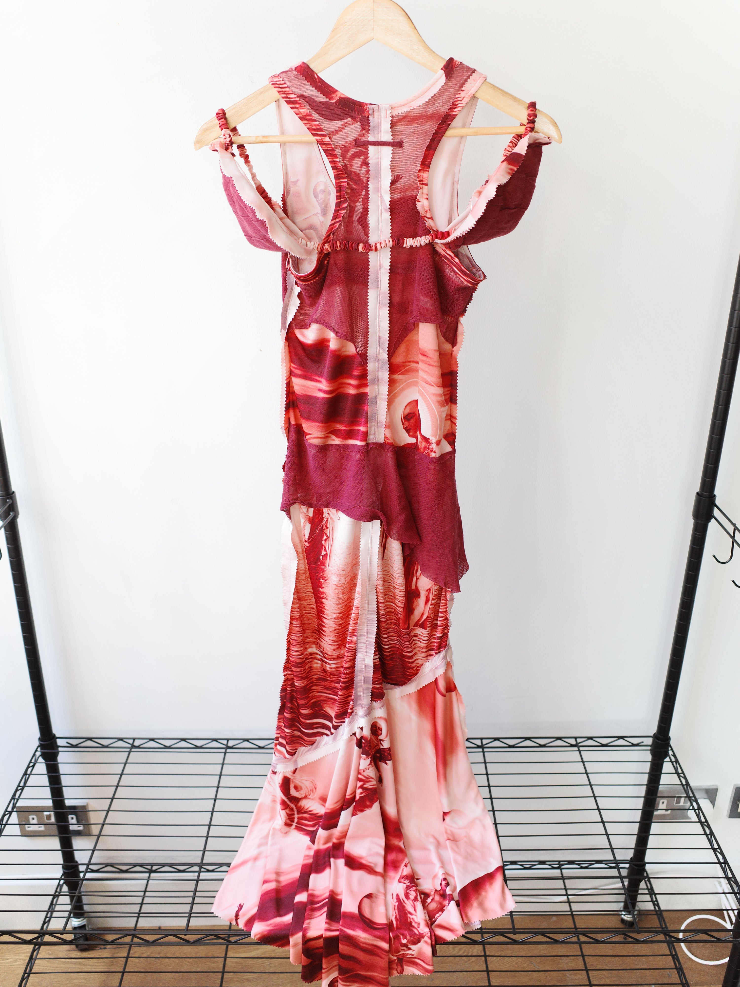 Jean Paul Gaultier Sculpture Universe Mesh Dress Set