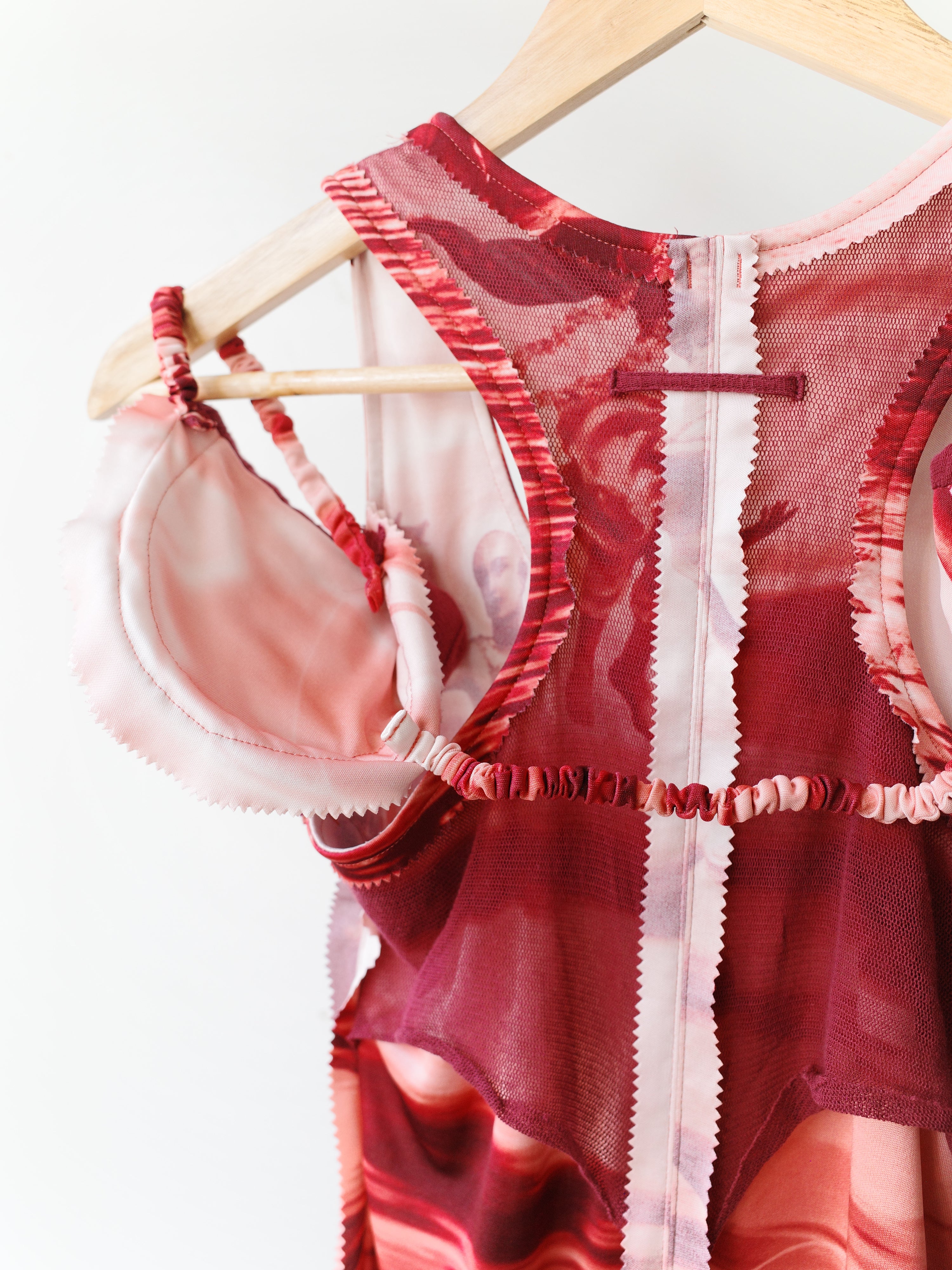 Jean Paul Gaultier Sculpture Universe Mesh Dress Set
