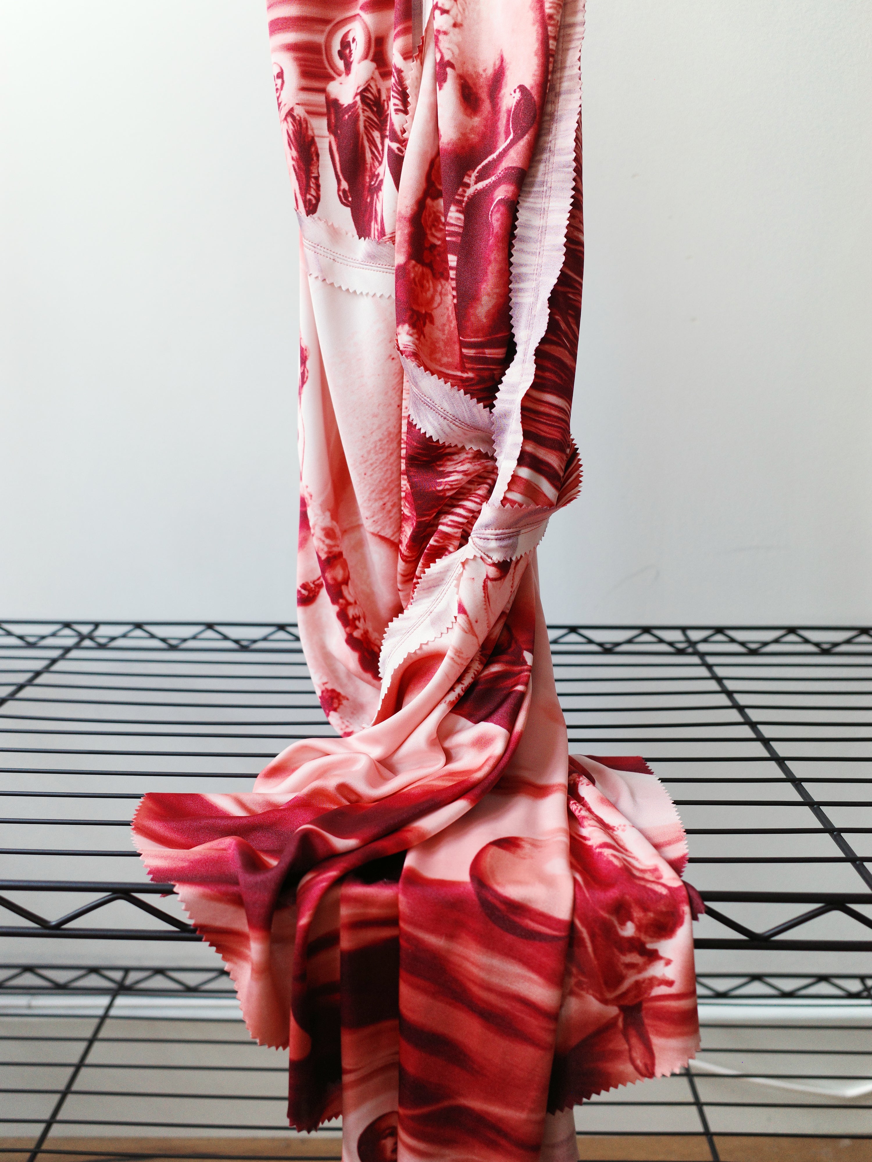 Jean Paul Gaultier Sculpture Universe Mesh Dress Set