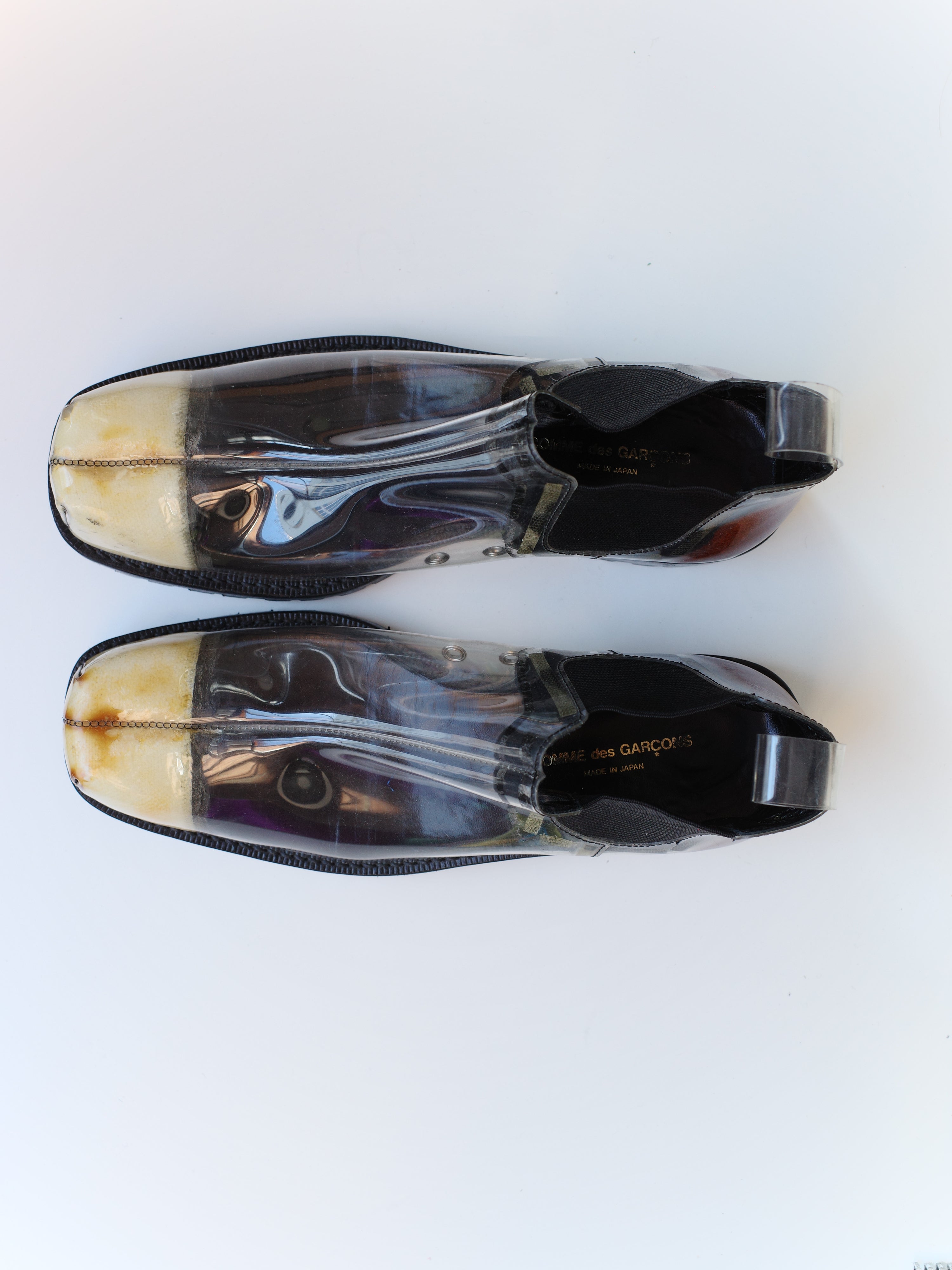 Comme des Garçons Transparent PVC Cover Shoes –METAL 金