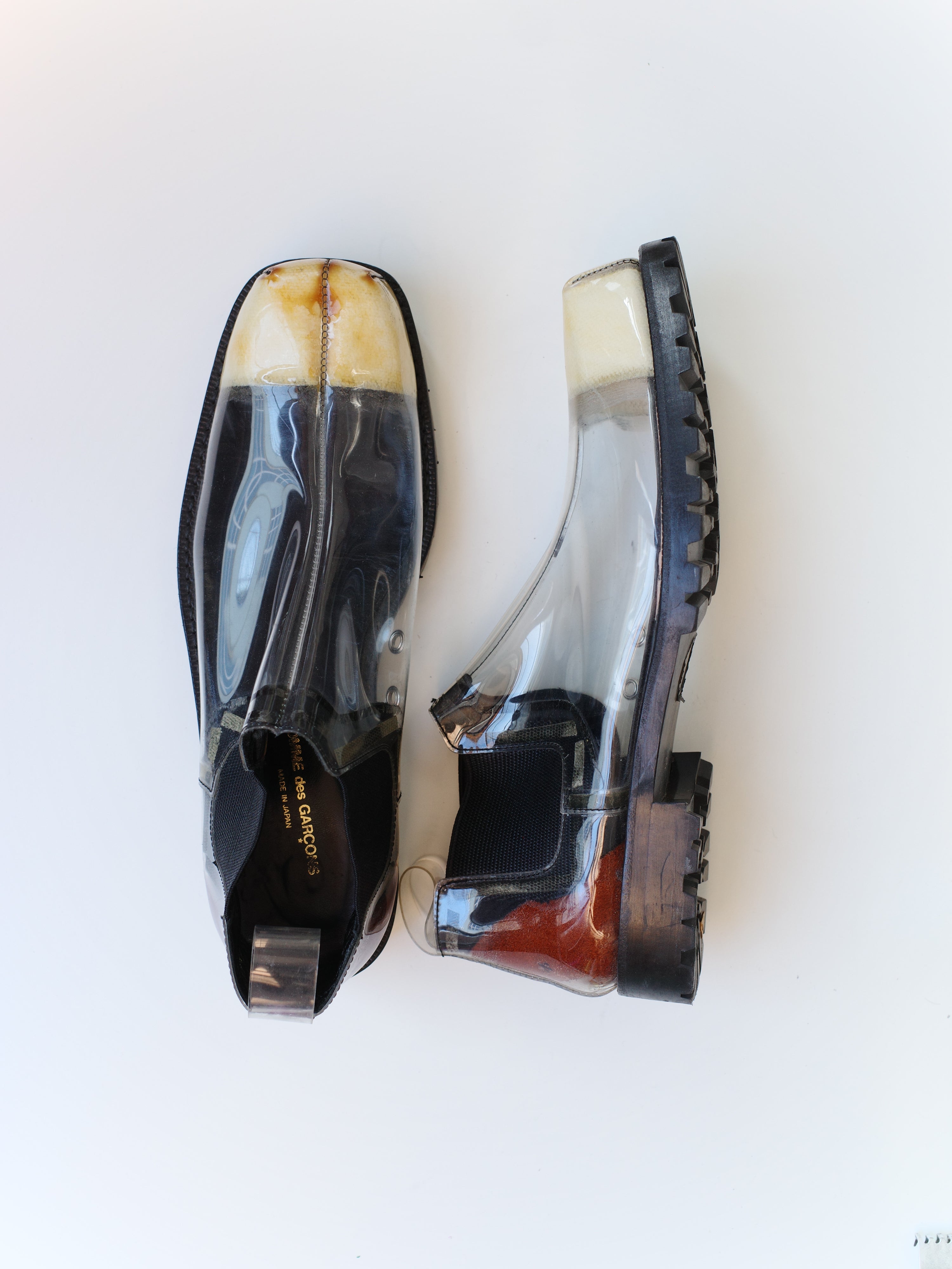 Comme des Garçons Transparent PVC Cover Shoes –METAL 金