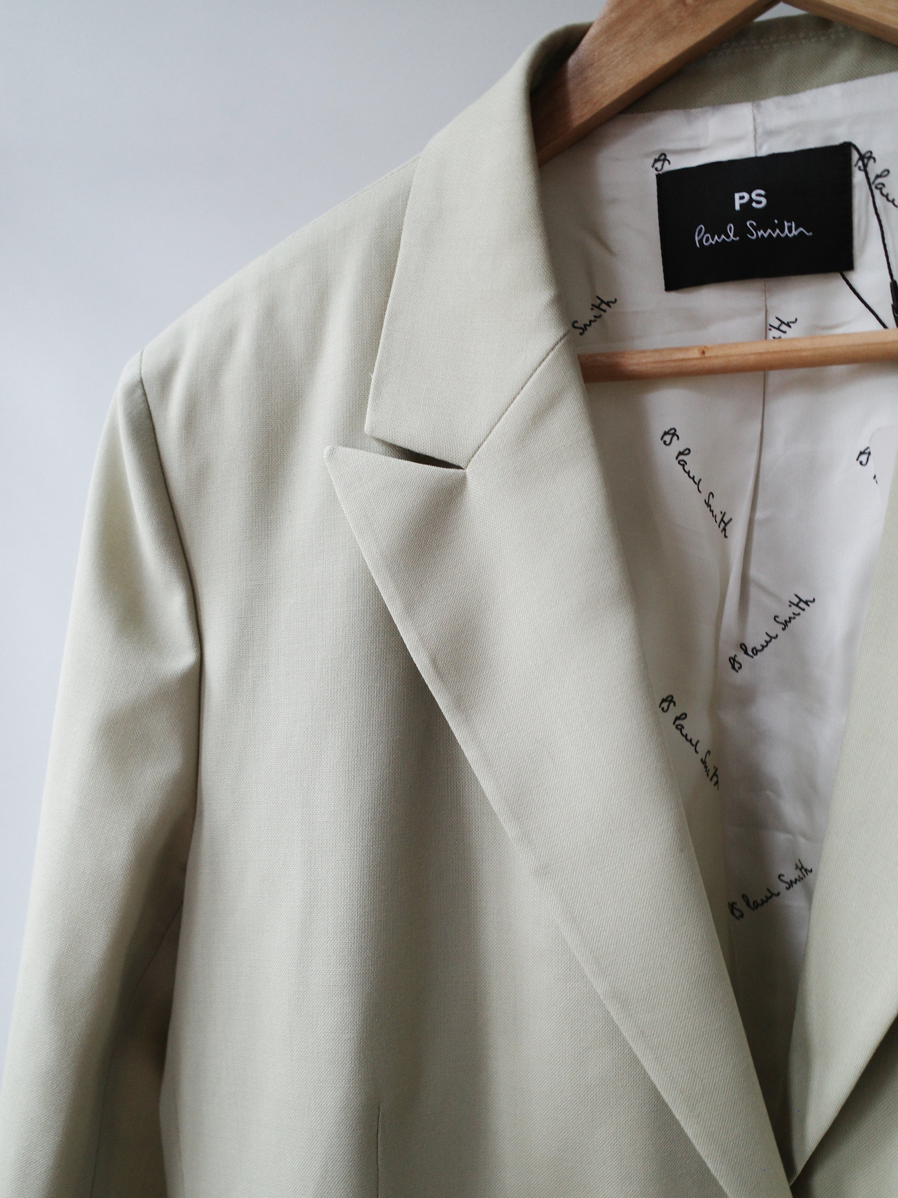 Paul Smith Sage Green Wool Blazer