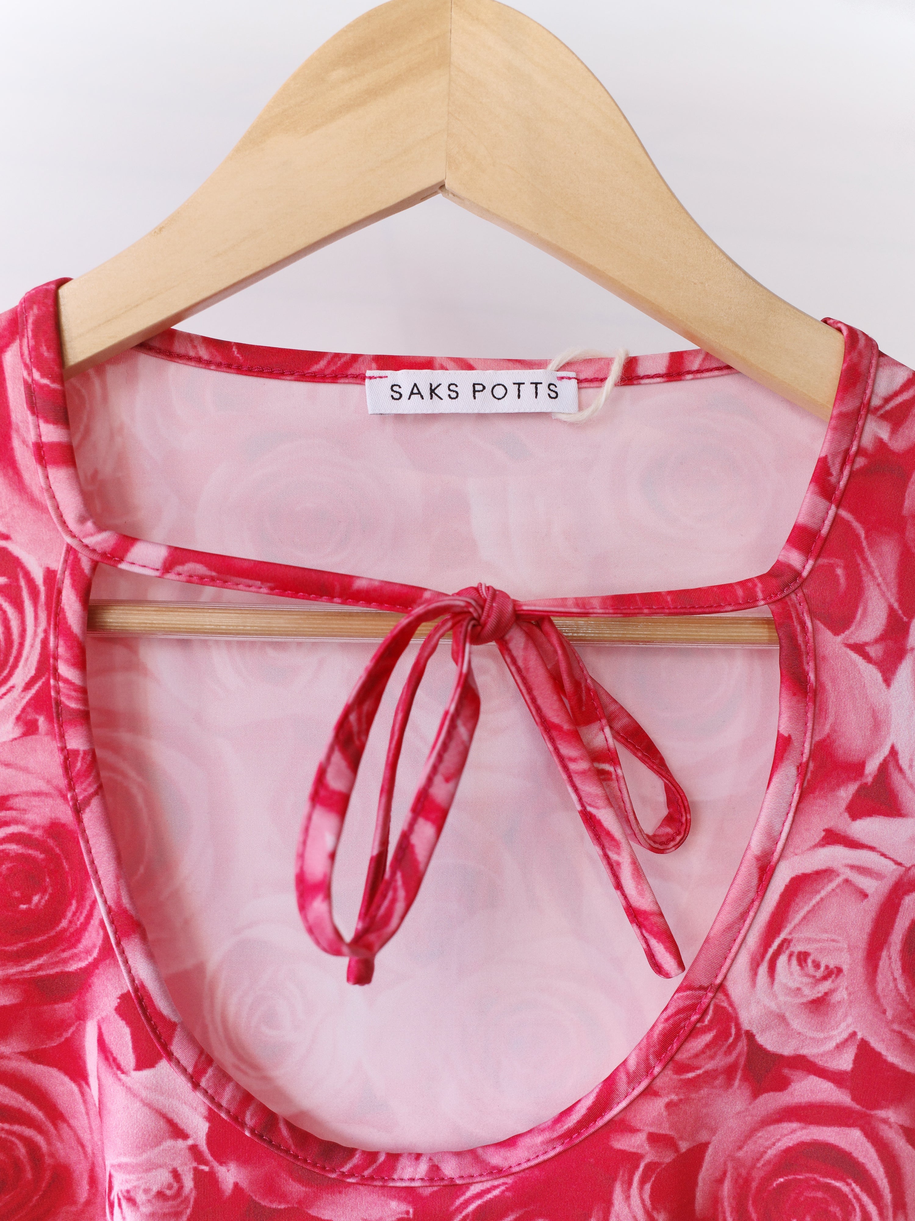 SAKS POTTS Victoria Sexy Rose Dress