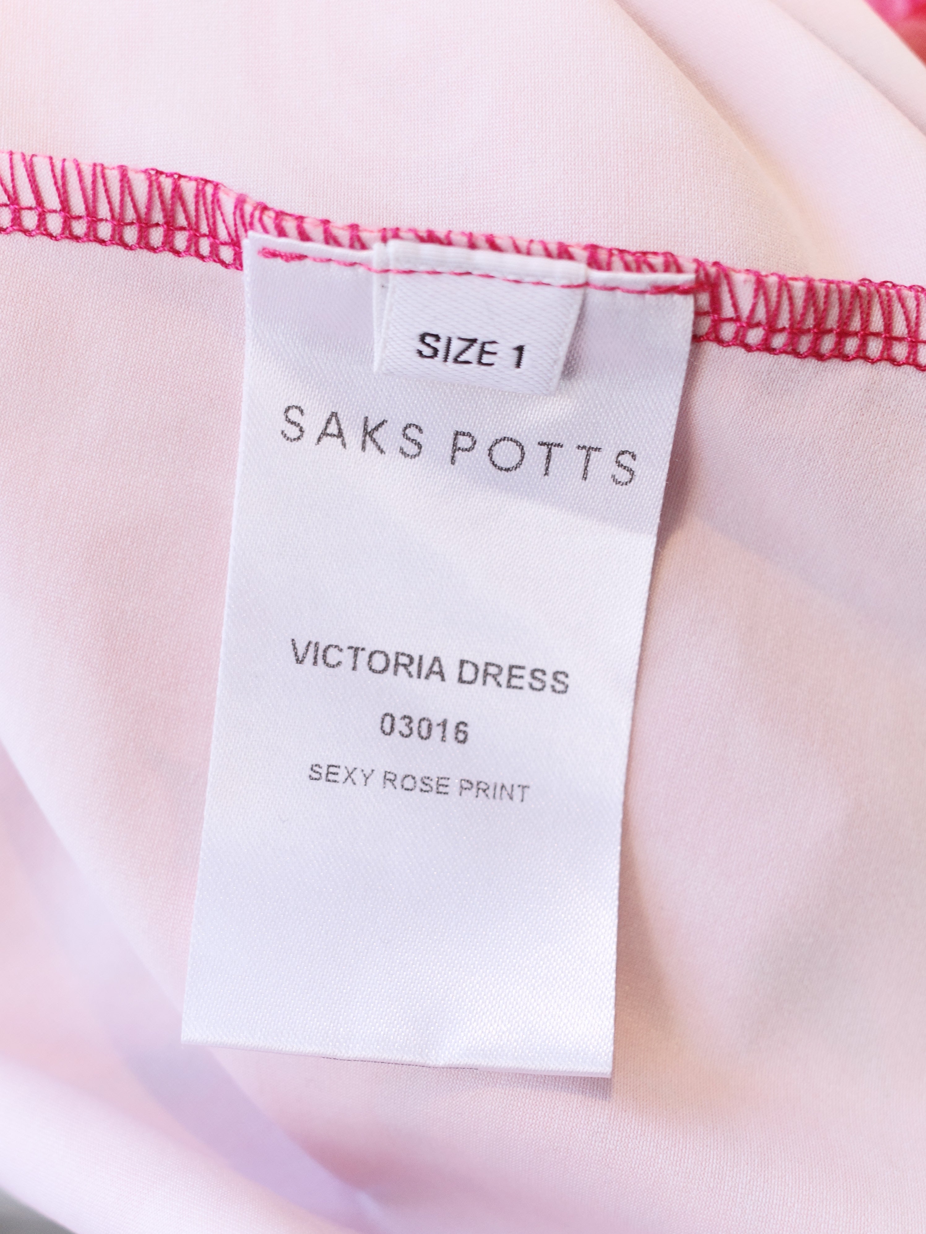 SAKS POTTS Victoria Sexy Rose Dress