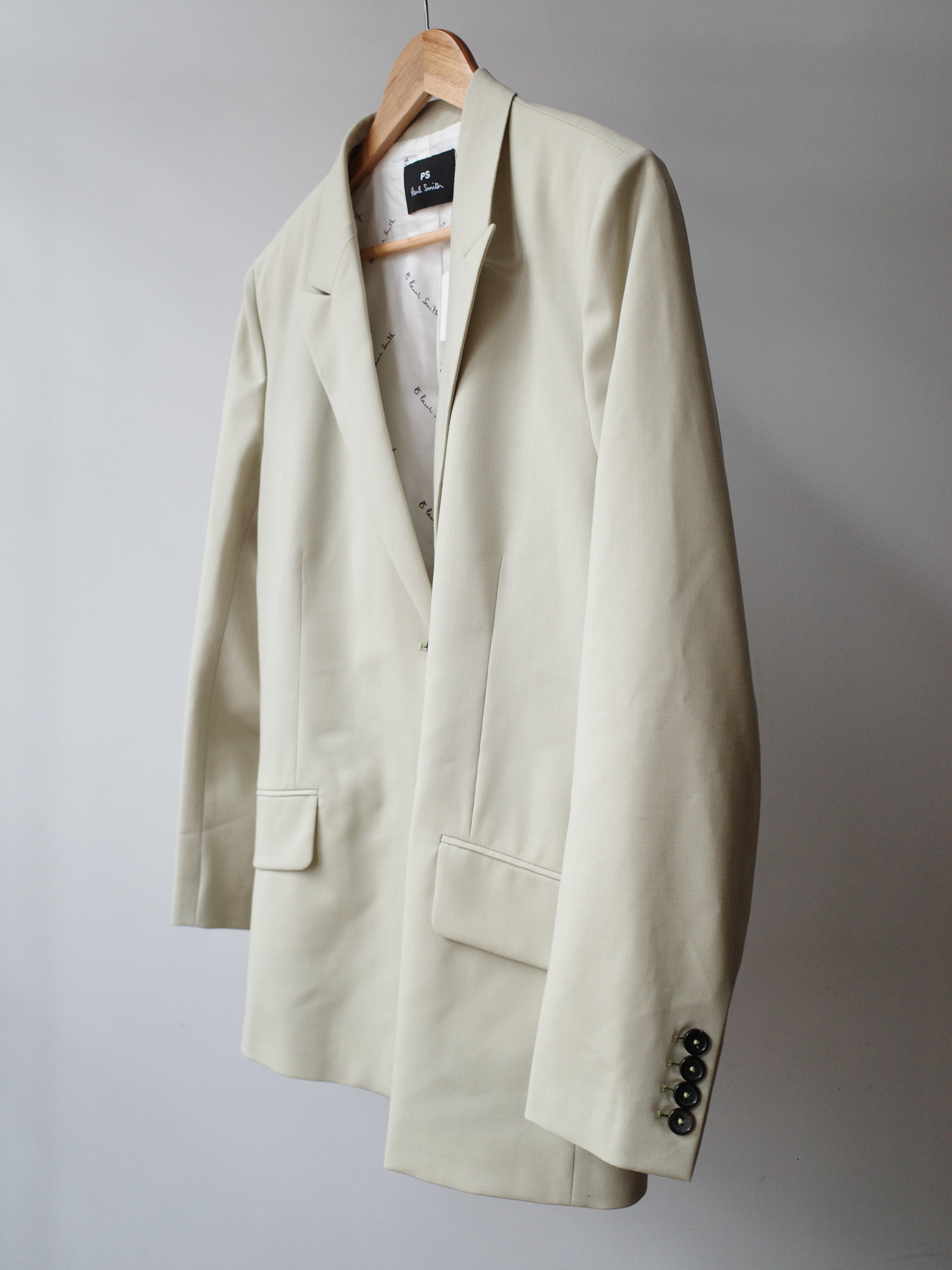Paul Smith Sage Green Wool Blazer