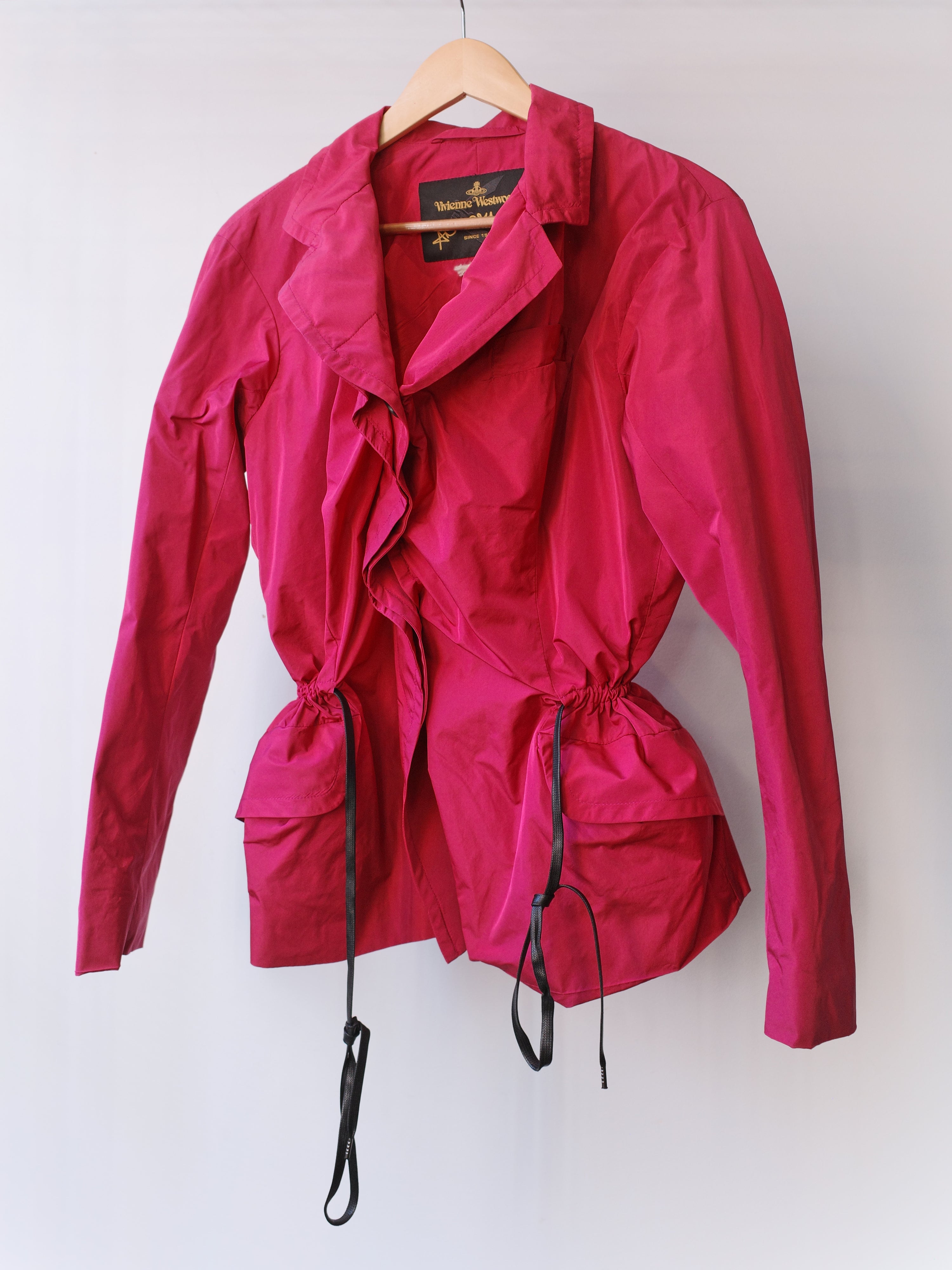 Vivienne Westwood Anglomania Fuchsia Drawstring Blazer
