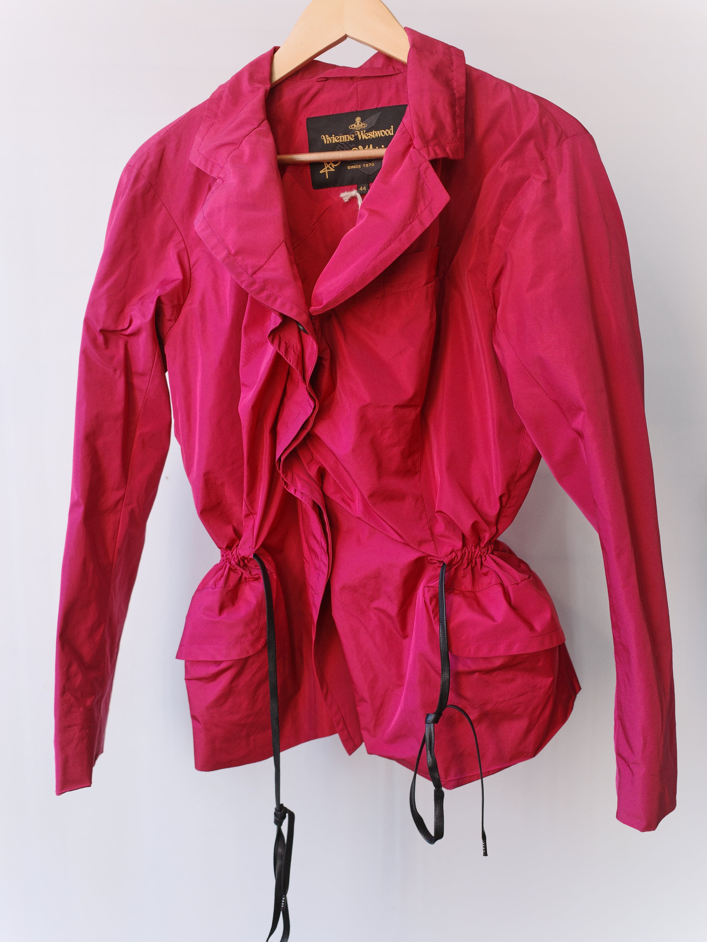 Vivienne Westwood Anglomania Fuchsia Drawstring Blazer