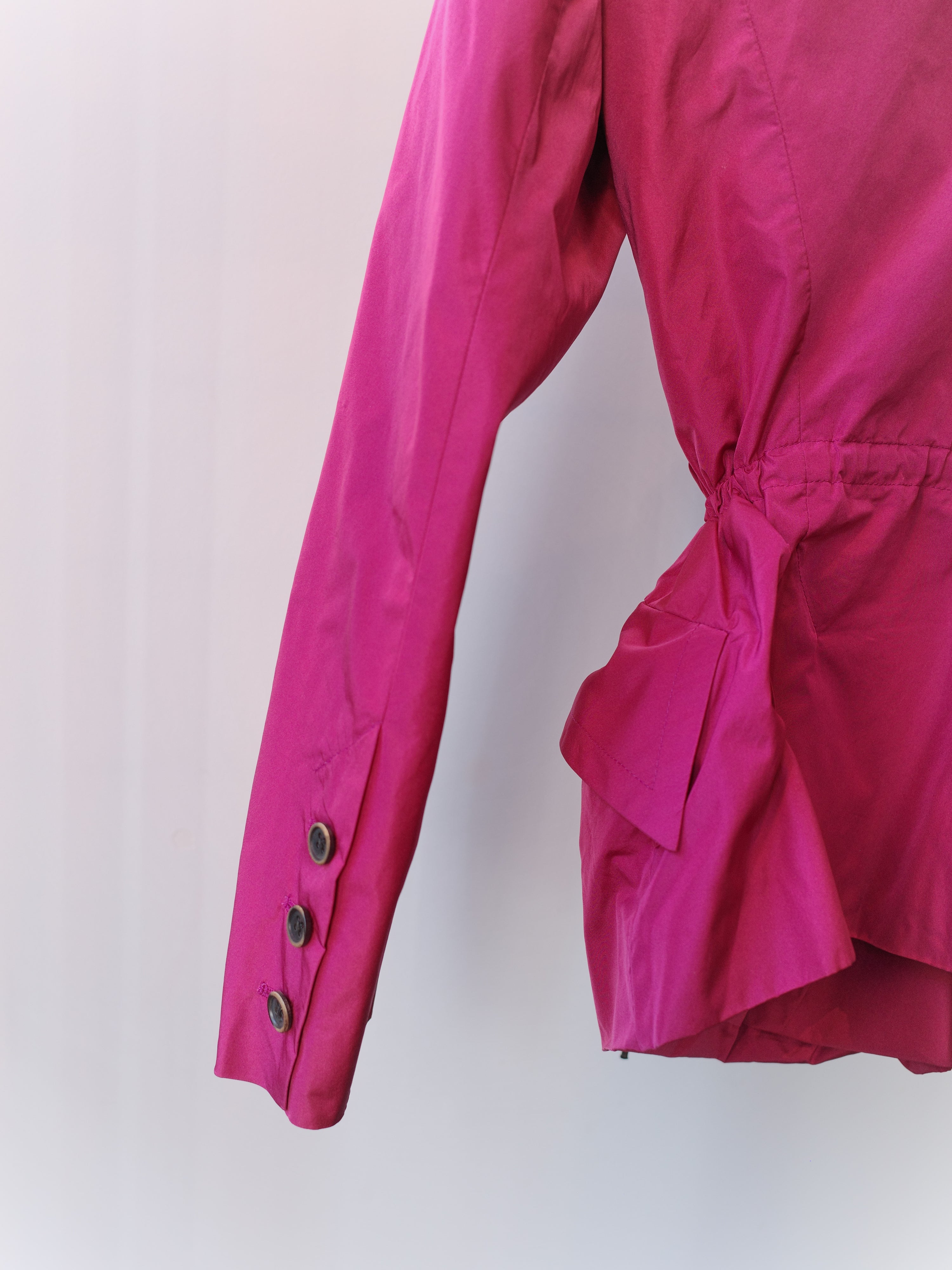 Vivienne Westwood Anglomania Fuchsia Drawstring Blazer