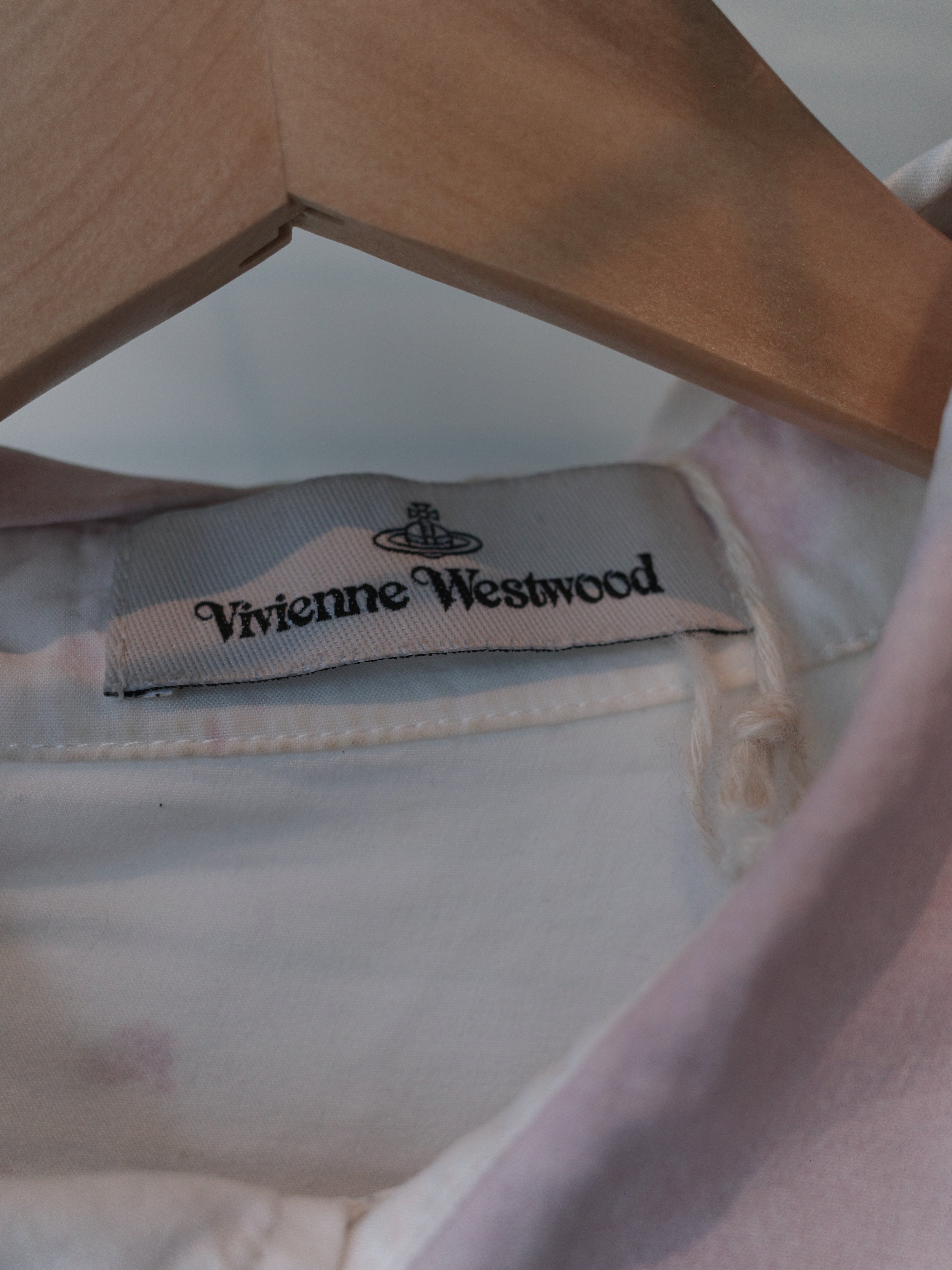 Vivienne Westwood “Wine Drunken” Graffiti Cotton Shirt