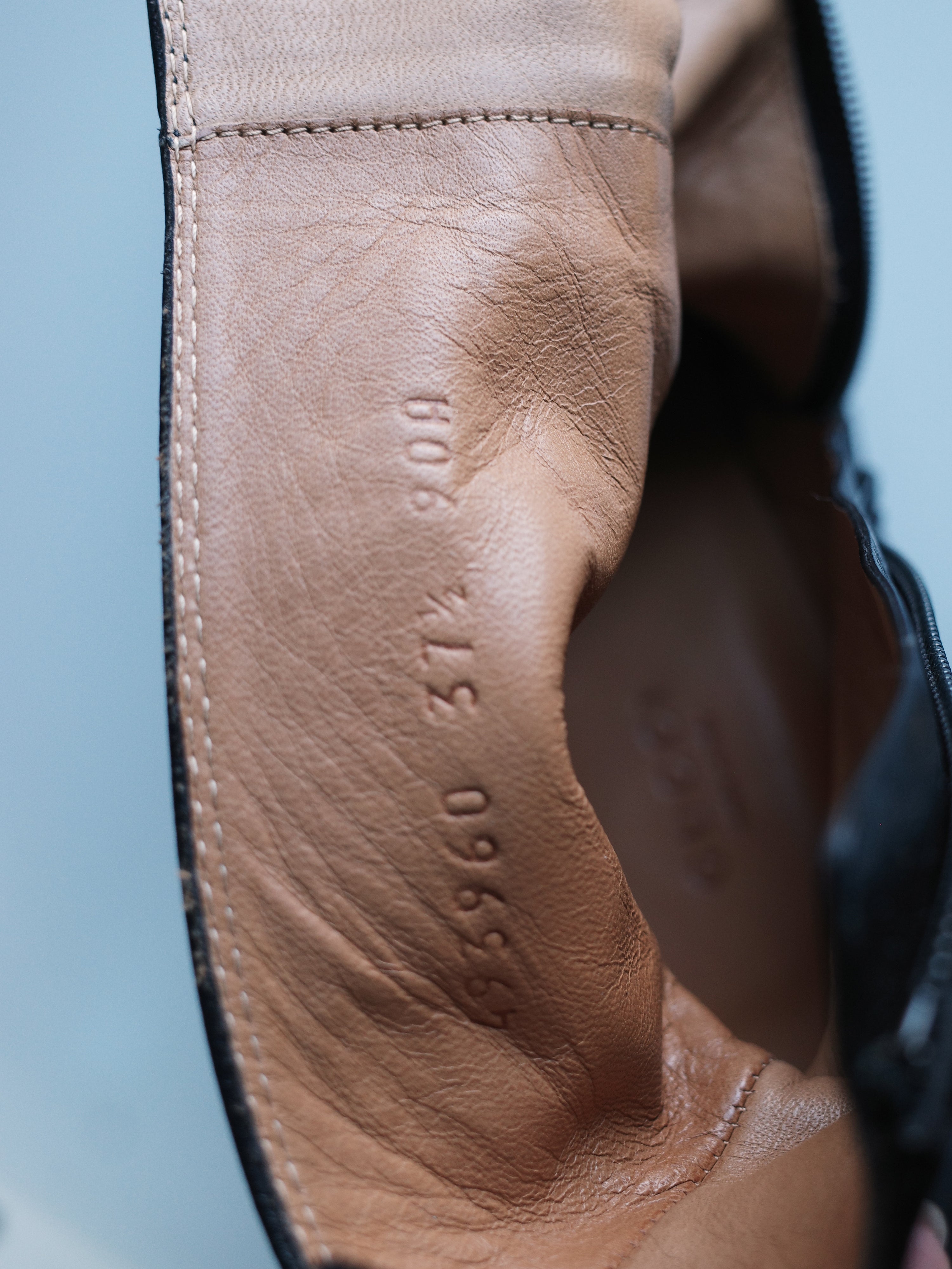 GUCCI Black Leather Platform Fringe Horsebit Boots