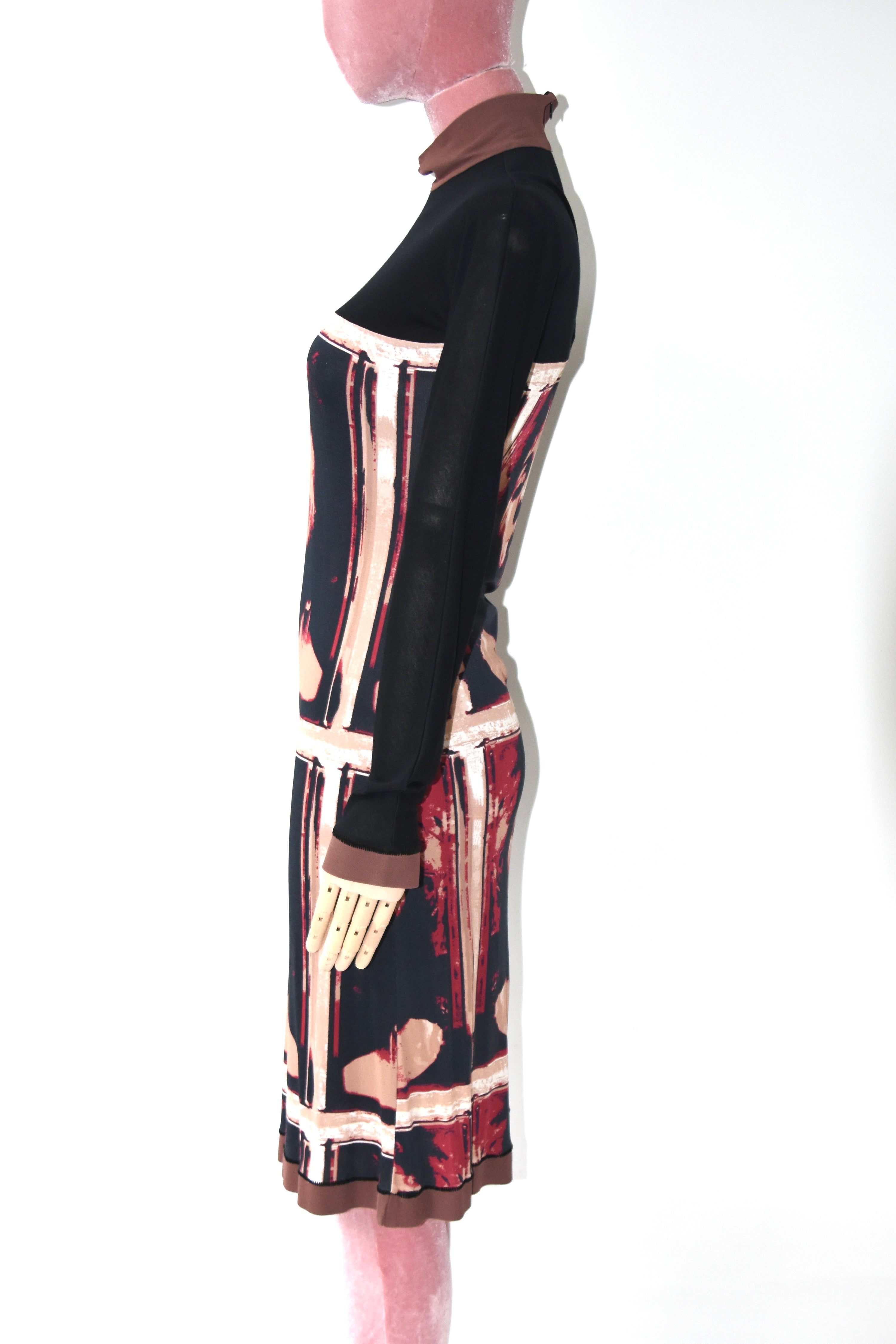 Jean Paul Gaultier FEMME Portrait Mesh Dress