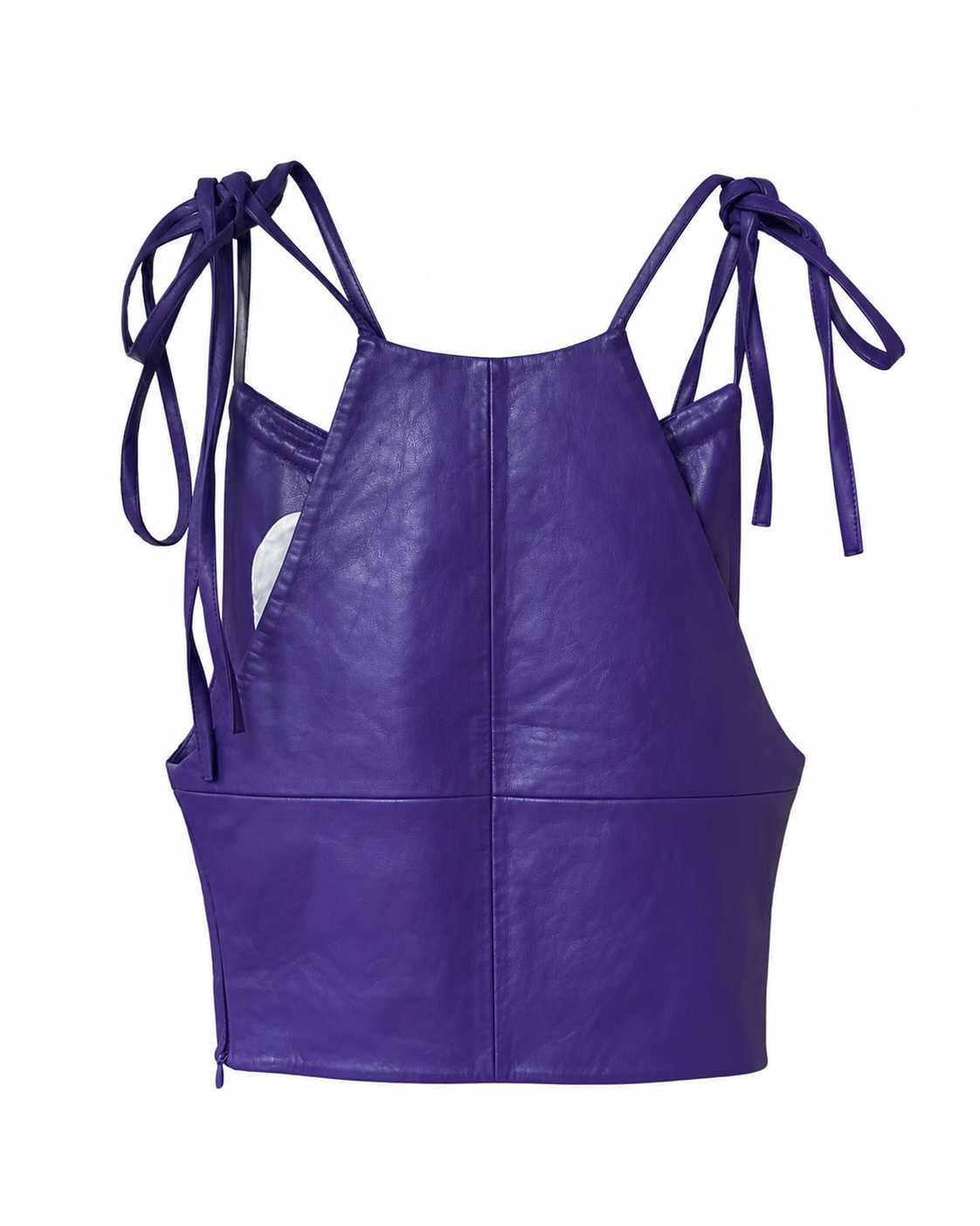 George Keburia Purple Adjustable-Strap Top & 1200AM Wide-Leg Trousers Set