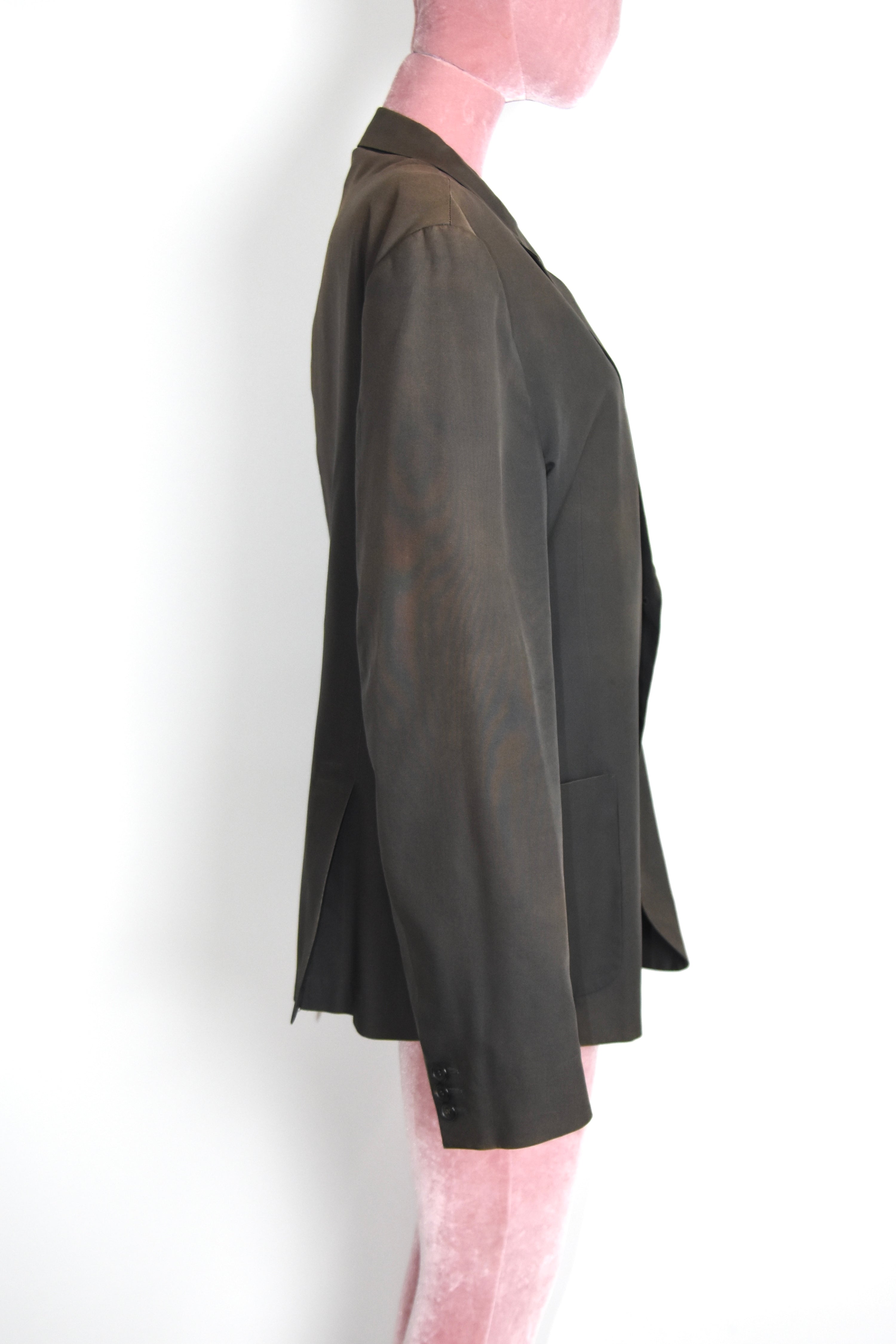 PRADA Lightweight Brown Tailored Jacket