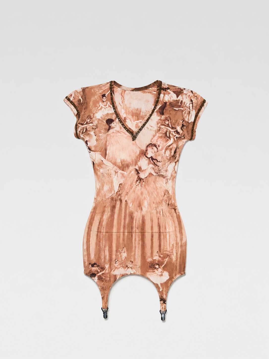 Jean Paul Gaultier S/S 2004 Degas Ballerina Mesh Suspender Top