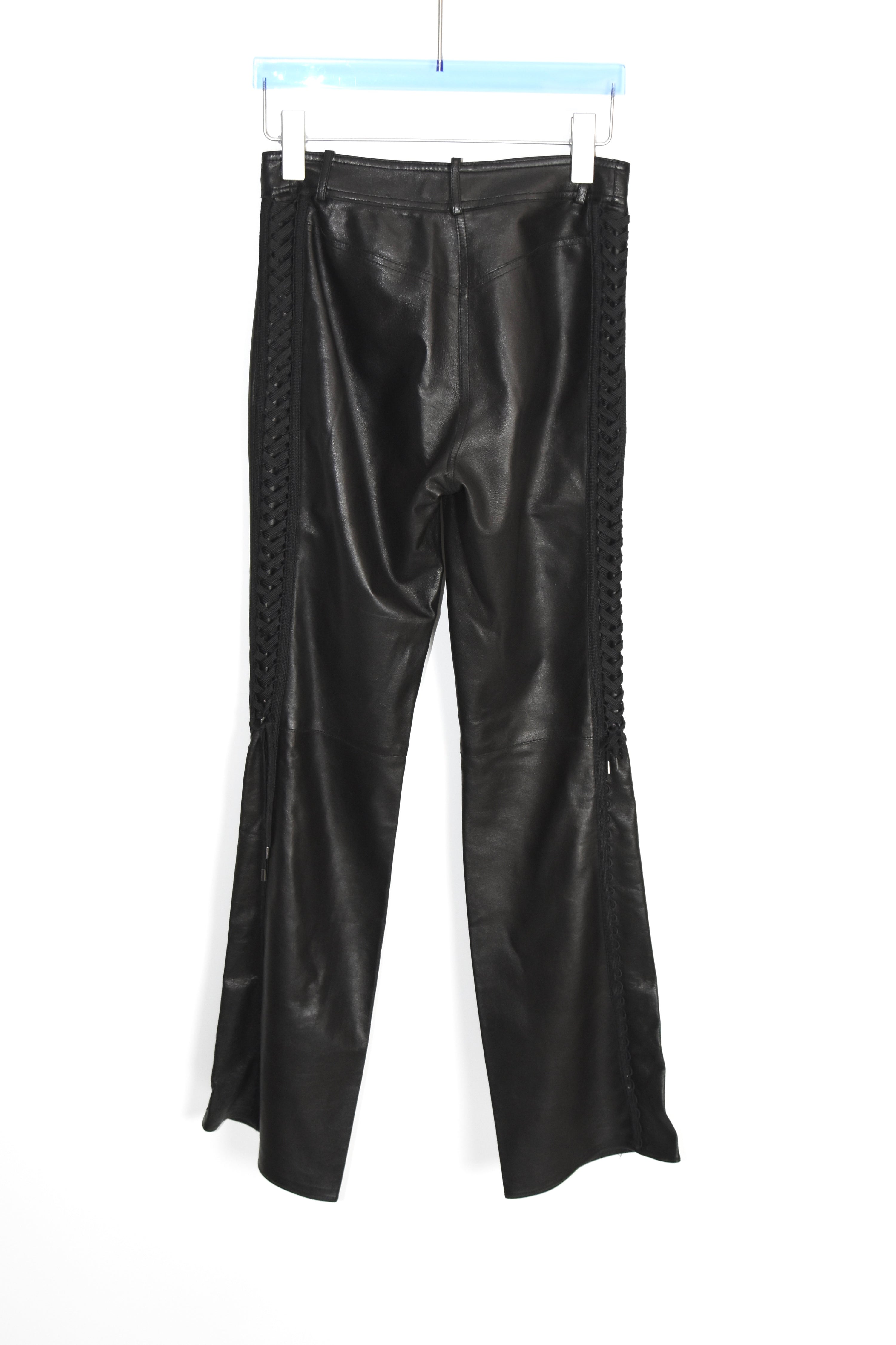 Christian Dior F/W 2003 “Hardcore Romance” Bondage Leather Pants