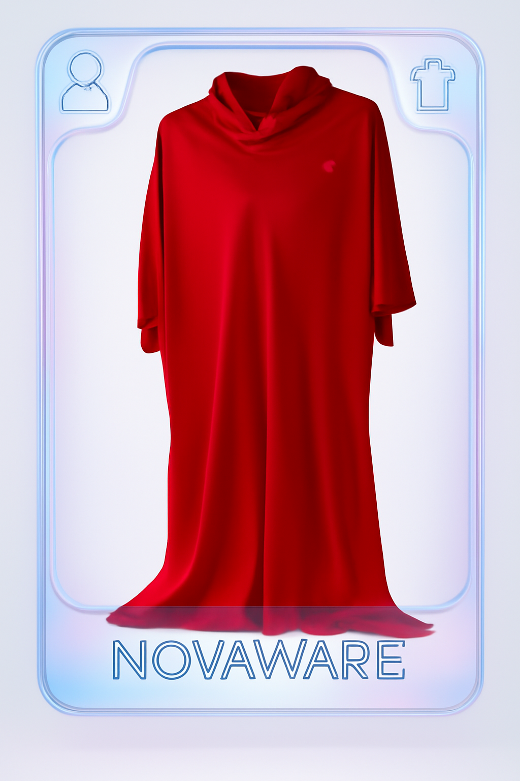Raf Simons Red Draped Satin Dress