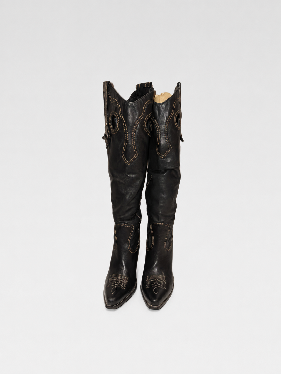 Christian Dior 2006 FW Runway Cowboy Boots – Galliano Era Western Archive Leather Boots