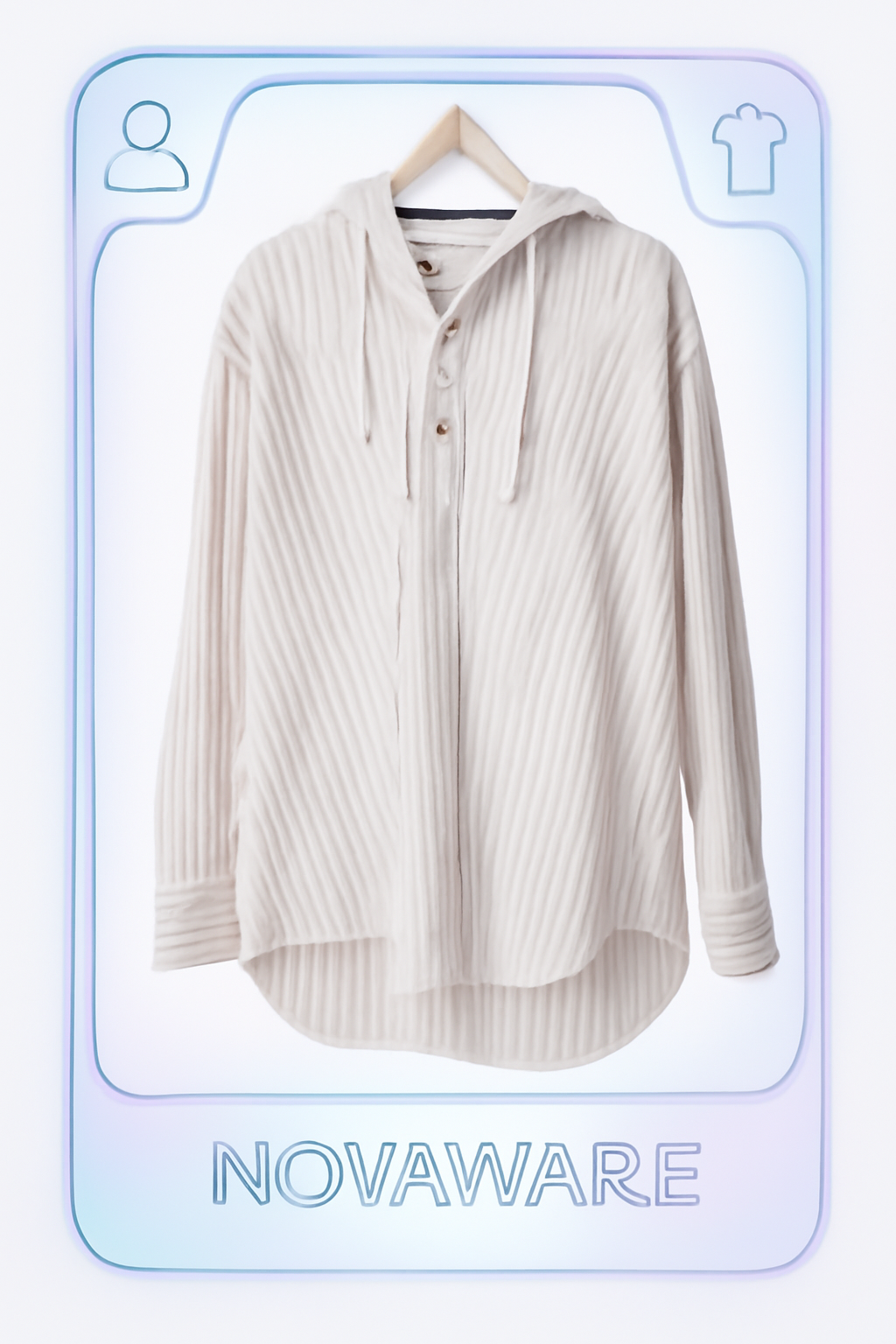 Vivienne Westwood Striped Oversized Hoodie Shirt