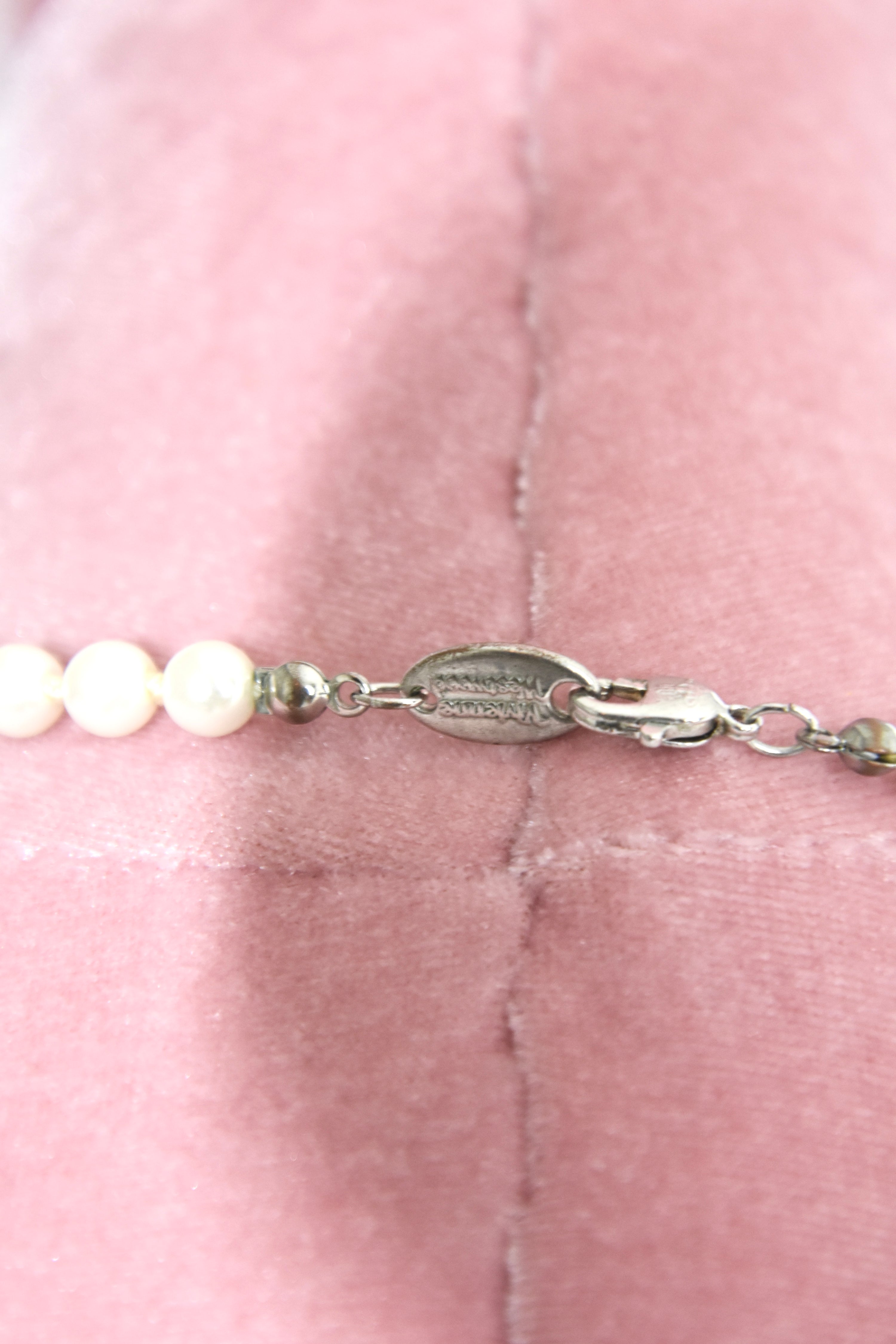Vivienne Westwood Orb Pearl Necklace with Crystal Embellished Pendant – Classic Vintage Icon Piece
