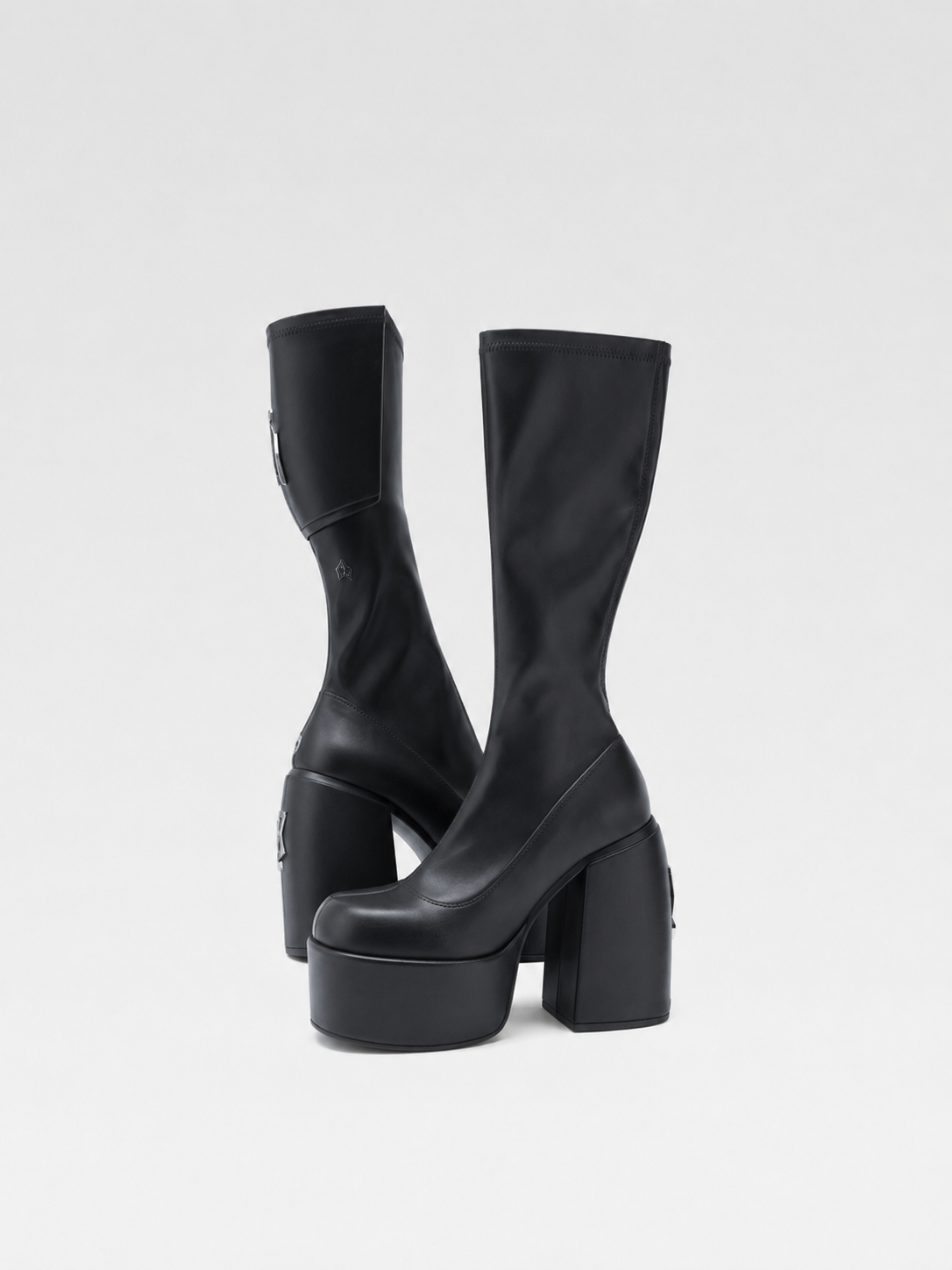 Naked Wolfe Sculpted Platform Boots