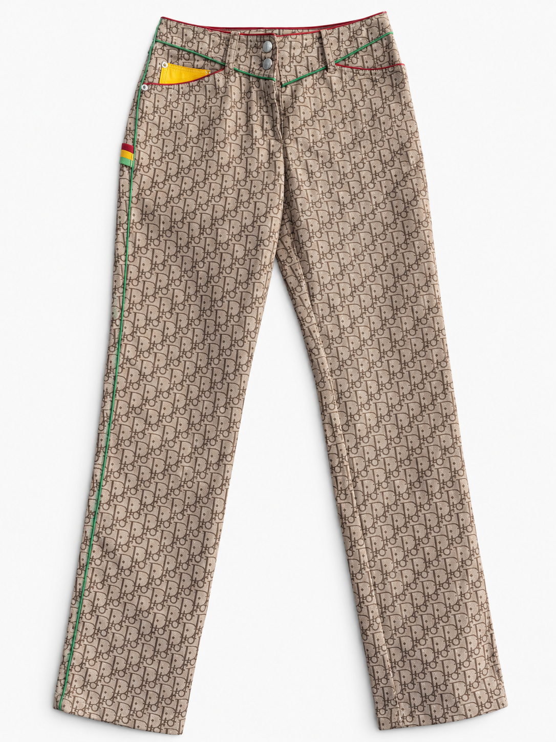 Dior by John Galliano Rasta Monogram “Jamaica” Pants