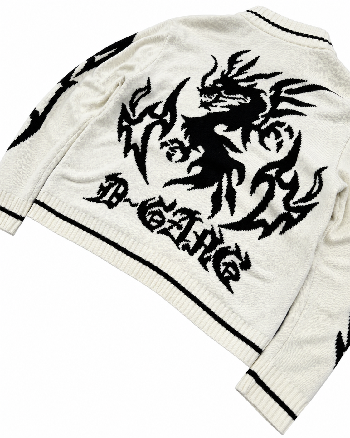 Rare Vintage Dragon Graphic Knit Sweater