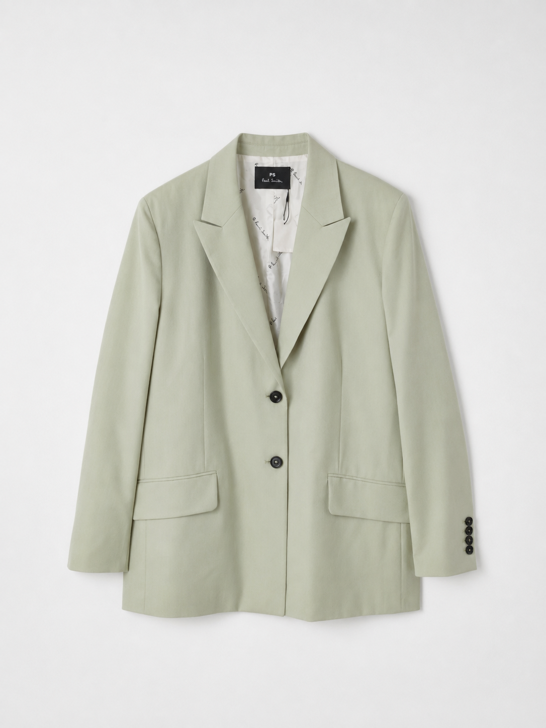 Paul Smith Sage Green Wool Blazer
